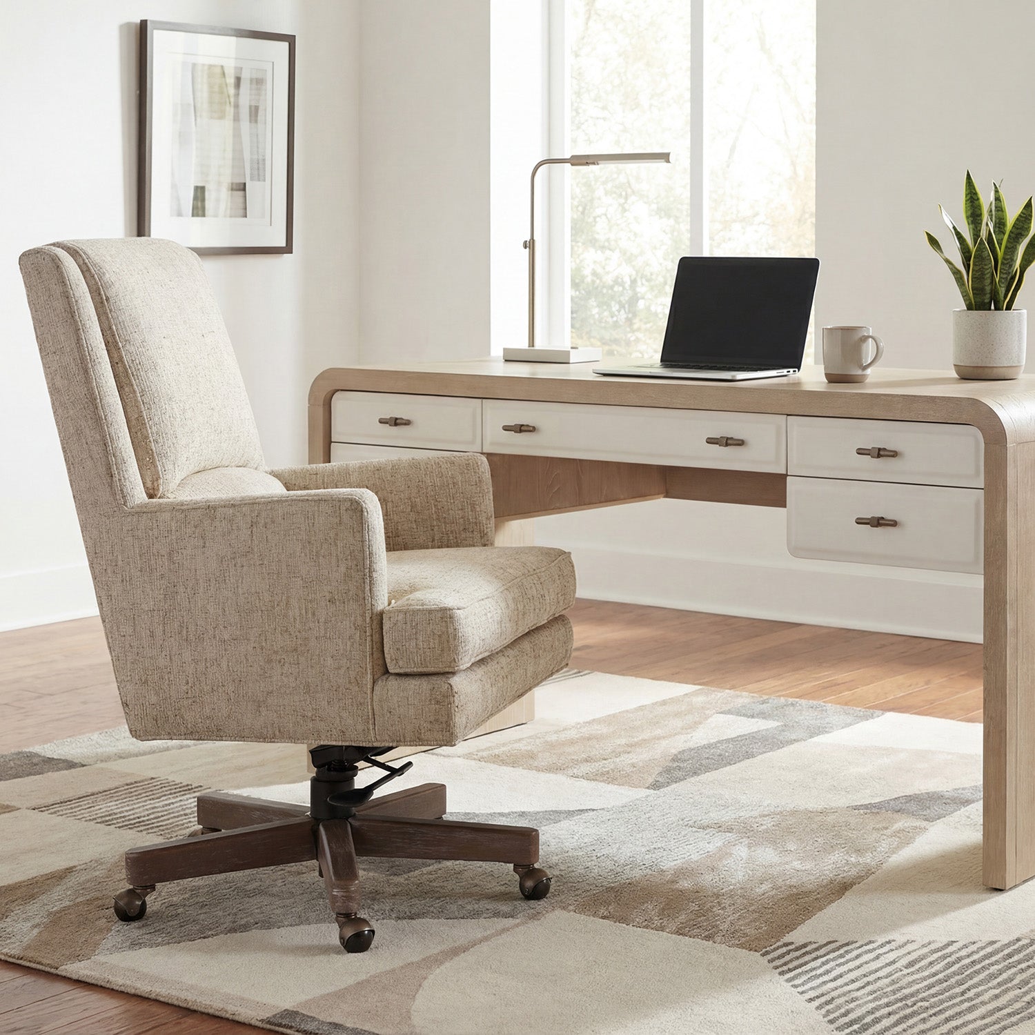 Hooker Furniture Wright Finnigan Stormy Executive Swivel Tilt Chair
