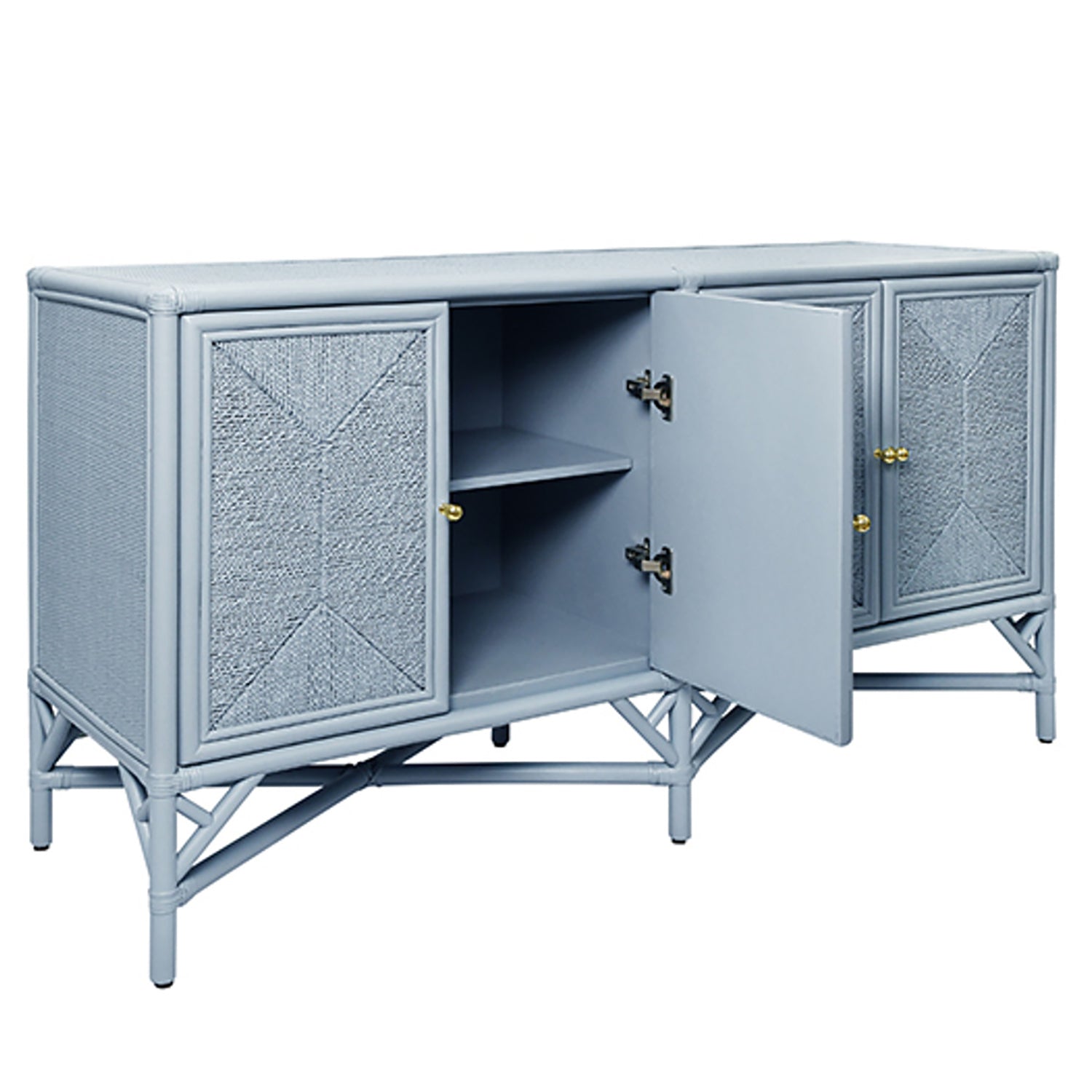 Worlds Away Eleanor 4 Door Cabinet