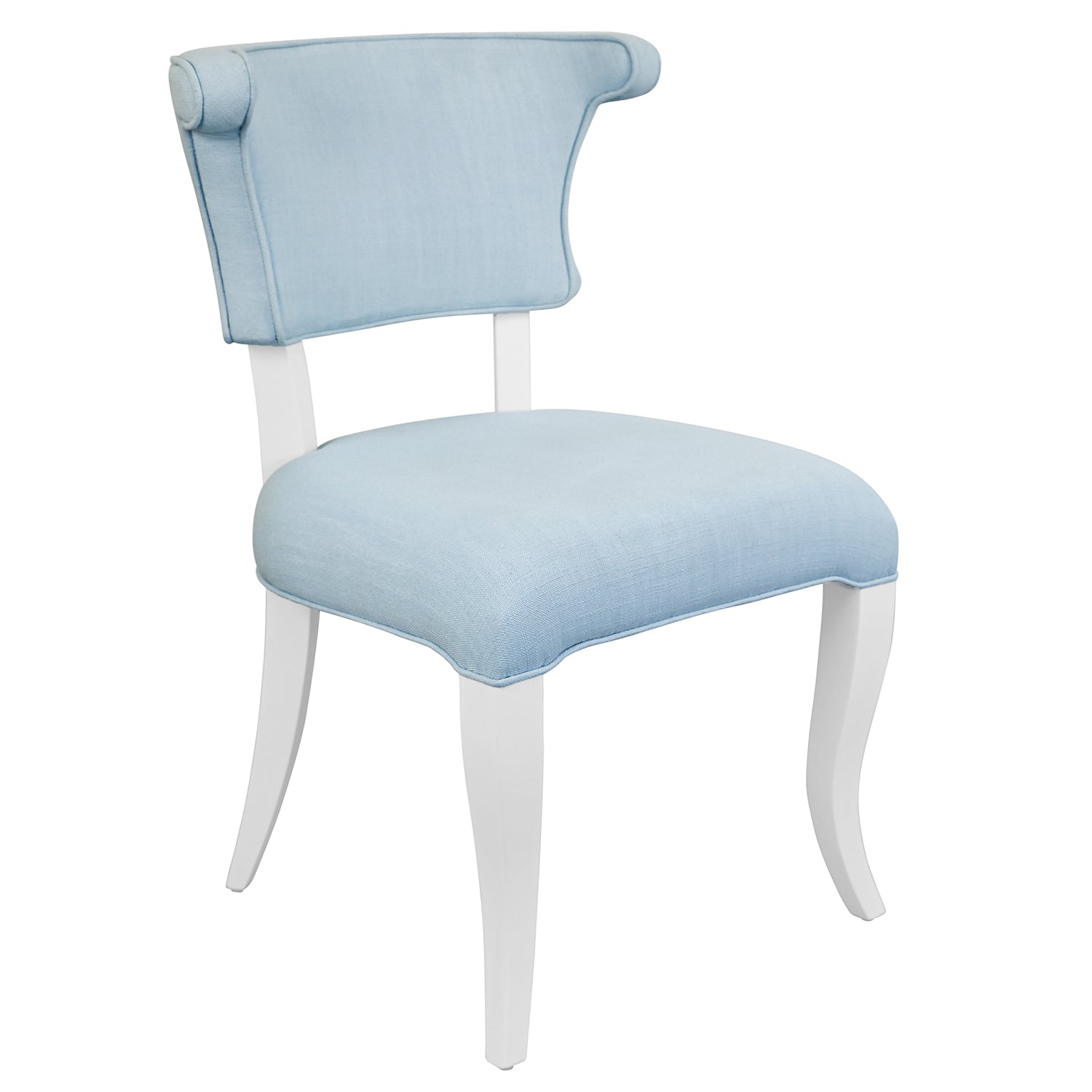 Worlds Away Eloise Light Blue Dining Chair