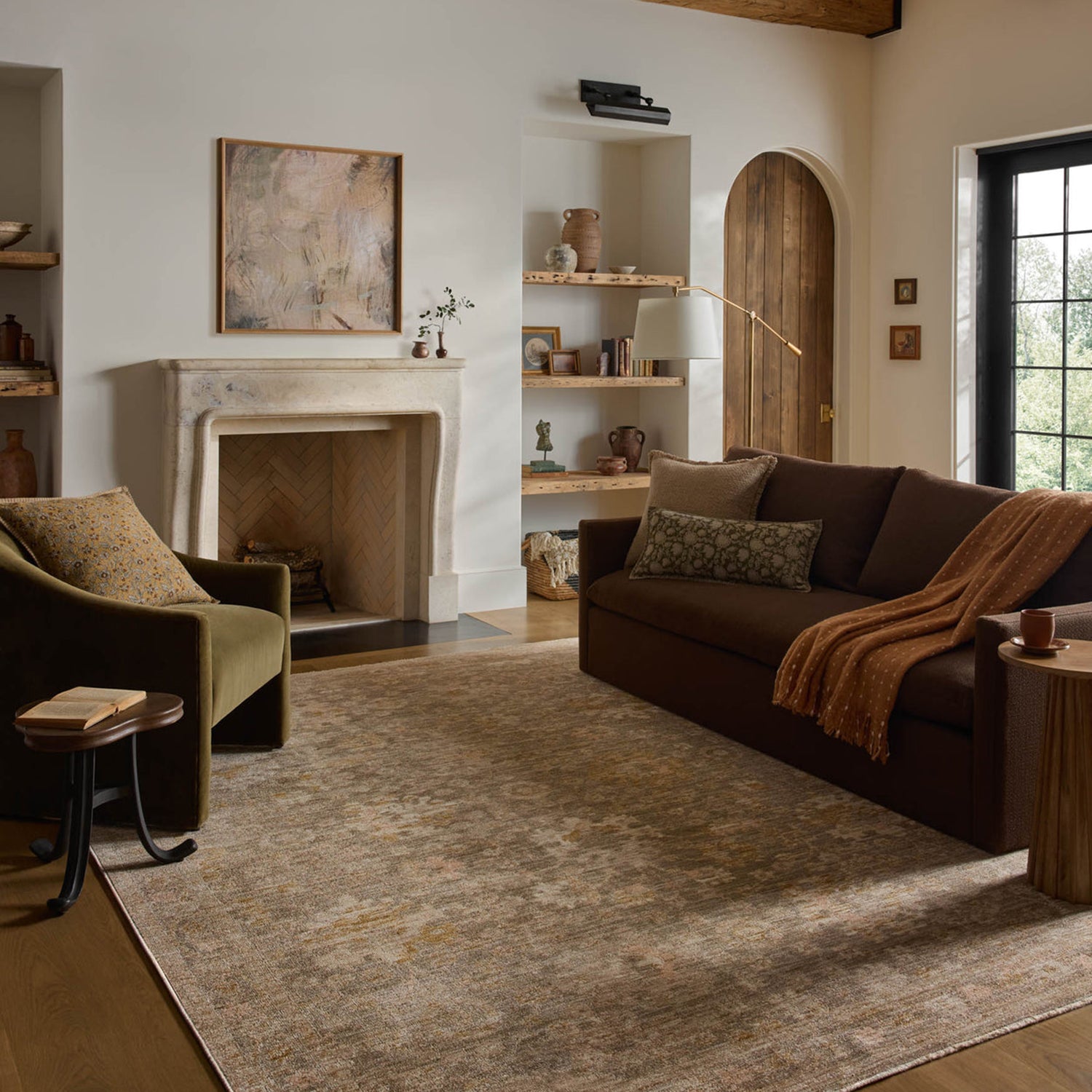 Loloi Elora Bark/Spice Power Loomed Rug