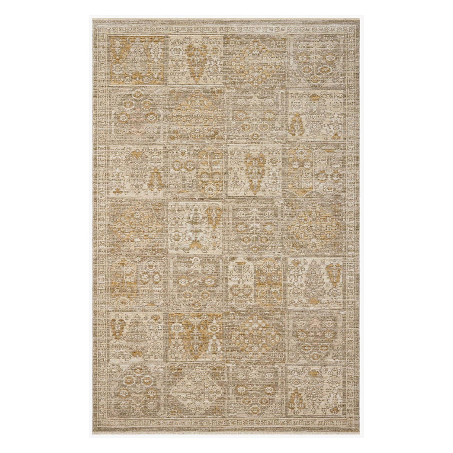 Loloi Elora Mushroom/Ochre Power Loomed Rug