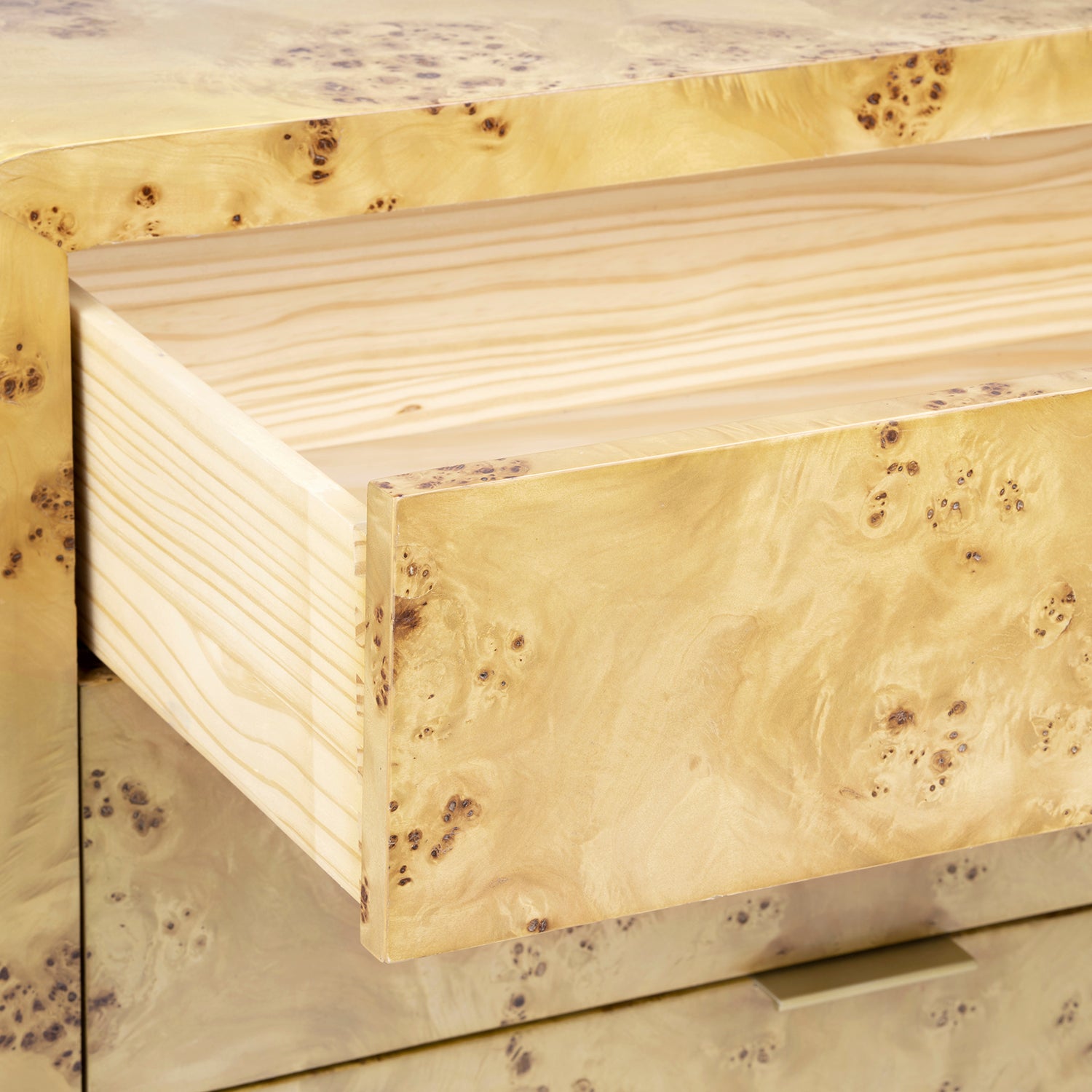 Villa and House Emil 3 Drawer Side Table