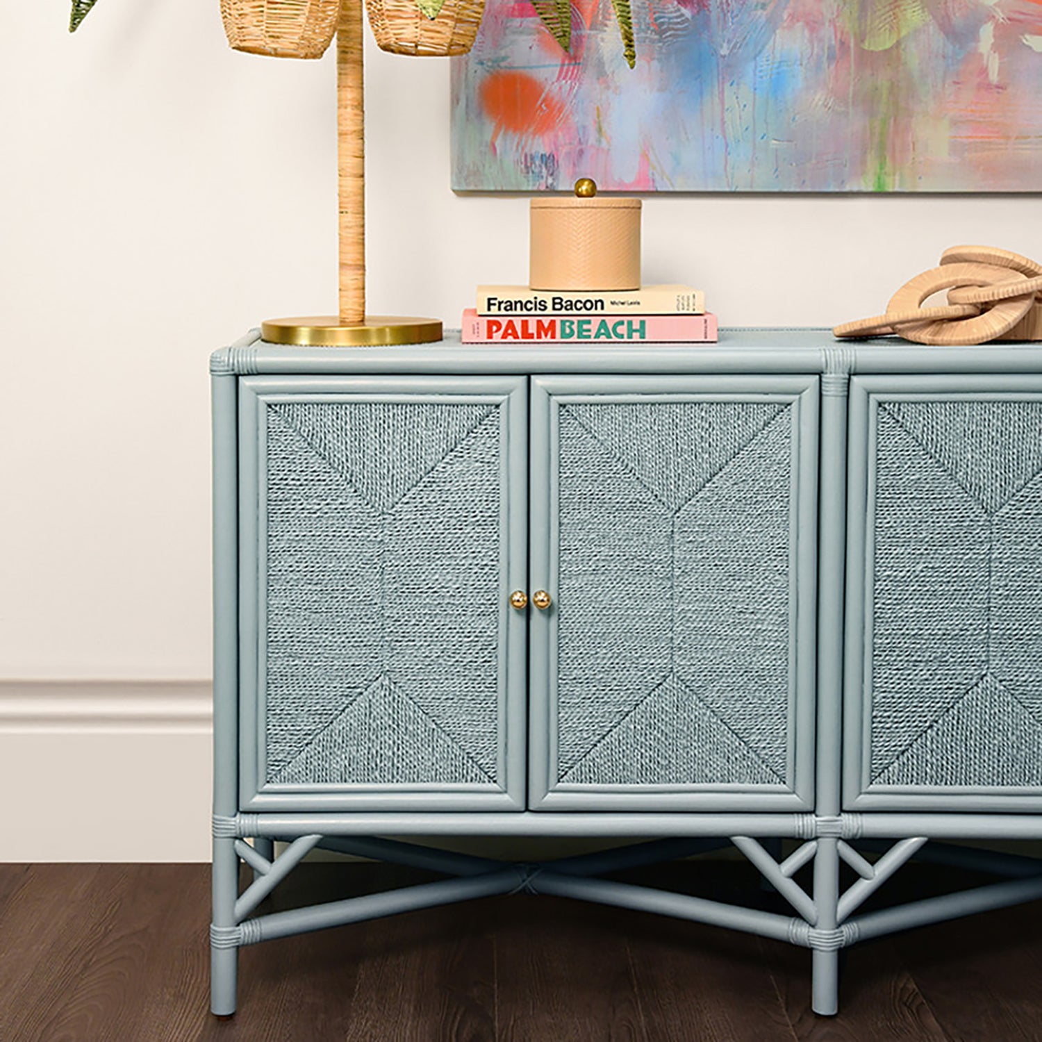 Worlds Away Eleanor 4 Door Cabinet