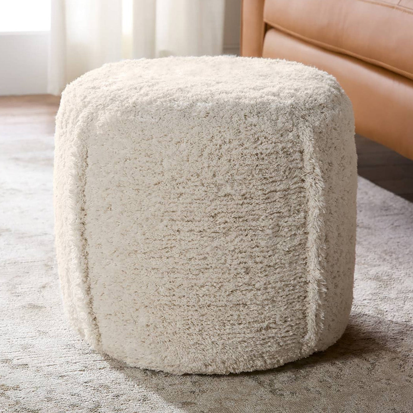 Label J by Jaipur Living Elysium Kore Pouf
