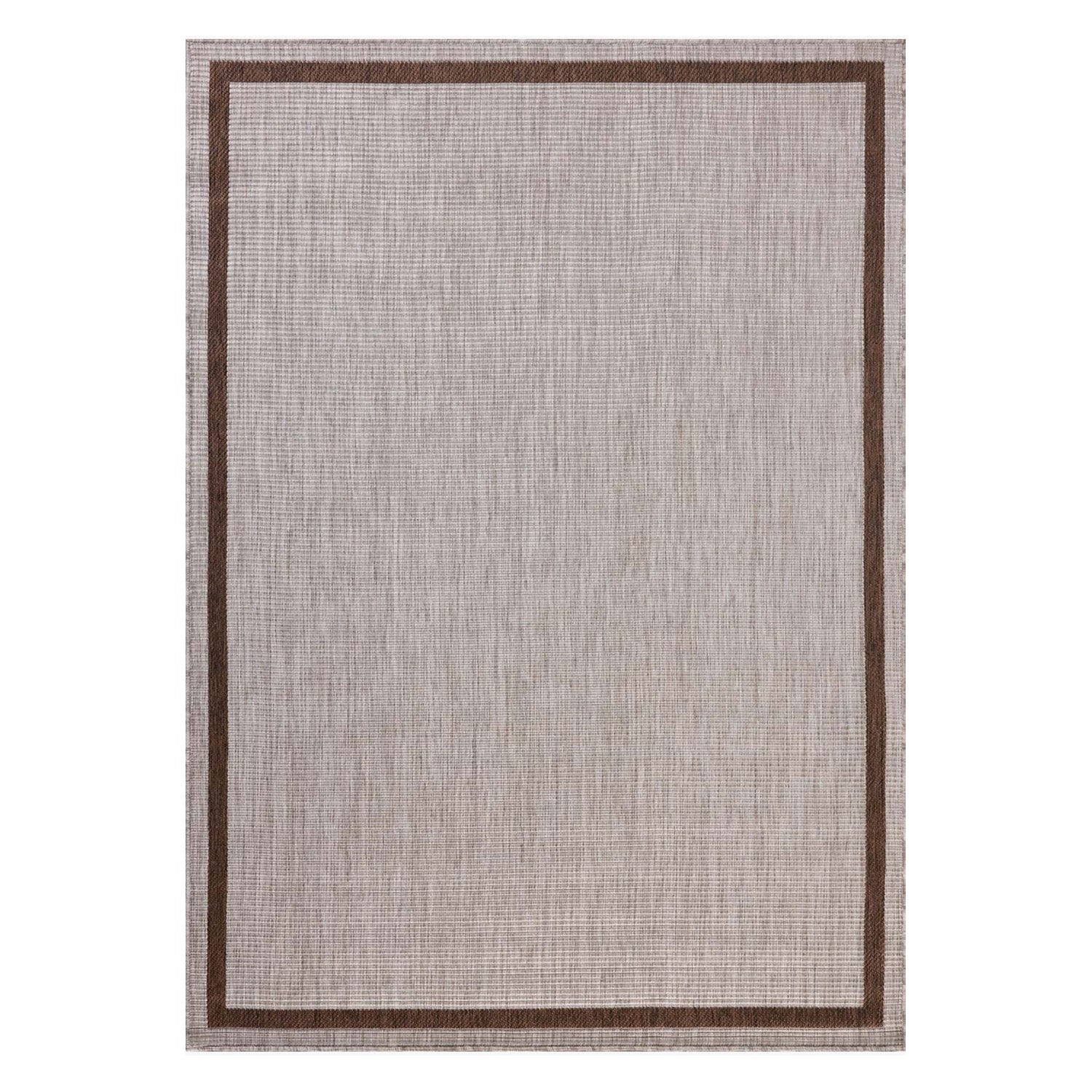 Loloi Easton Dove/Coffee Indoor/Outdoor Rug