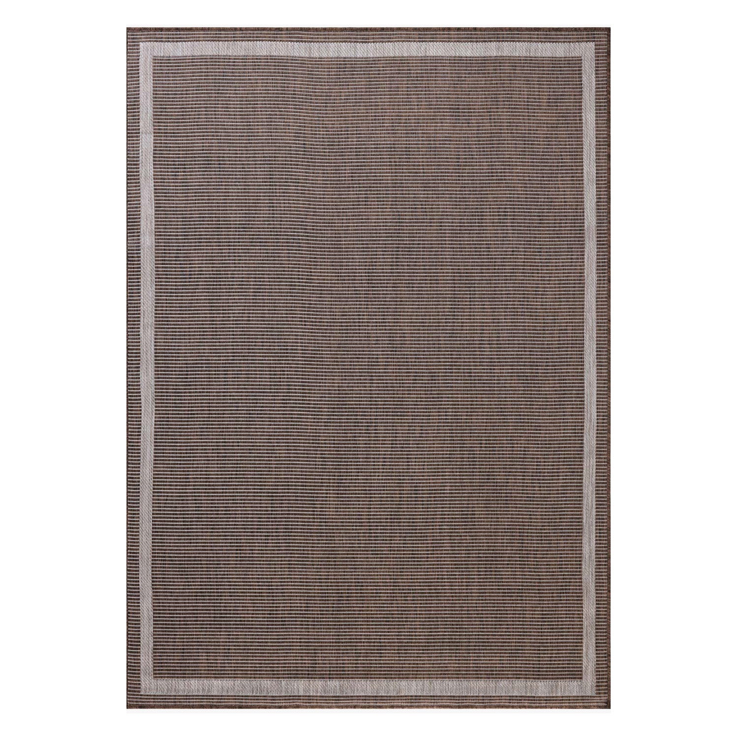 Loloi Easton Dove/Coffee Indoor/Outdoor Rug