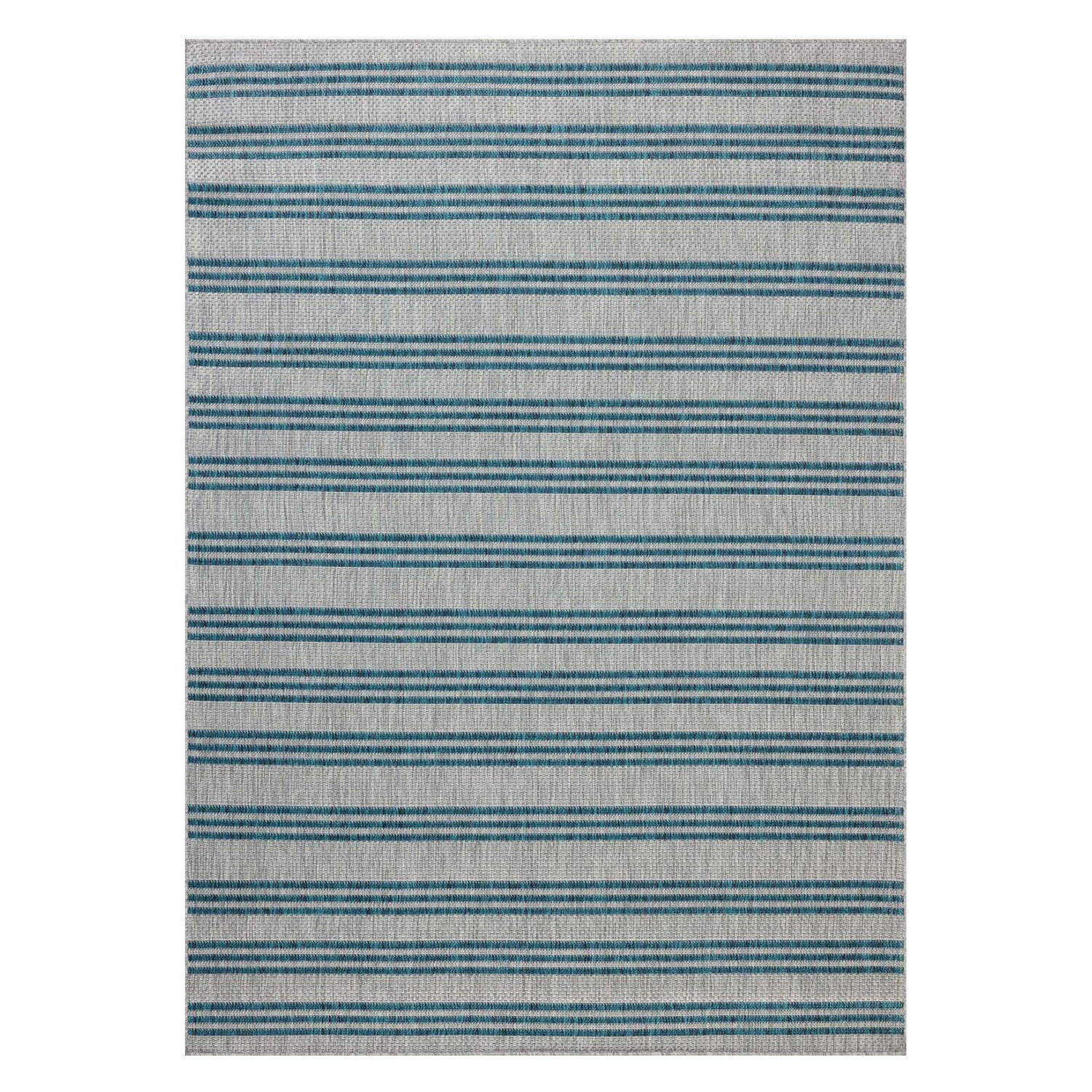 Loloi Easton Teal/Fog Indoor/Outdoor Rug