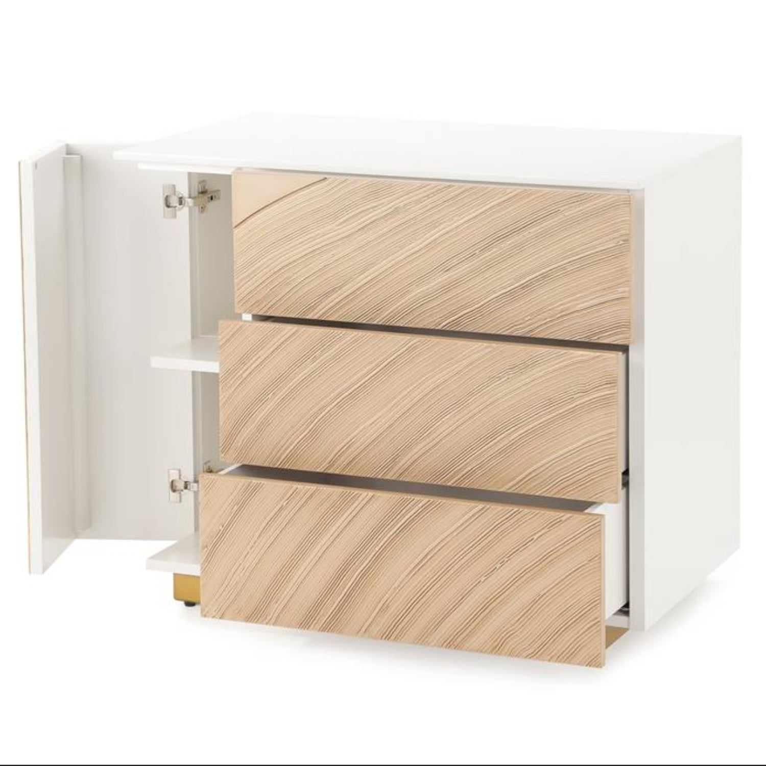 John Richard Province Left Three-Drawer Chest