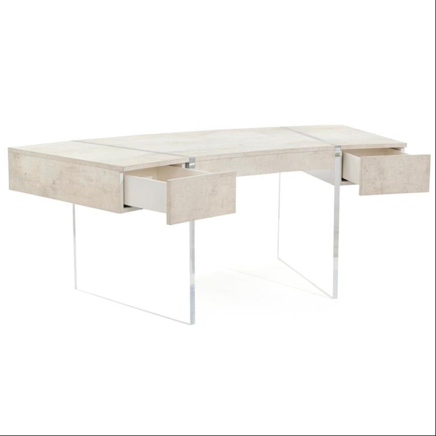 John Richard Loftus Side Drawer Curved Desk