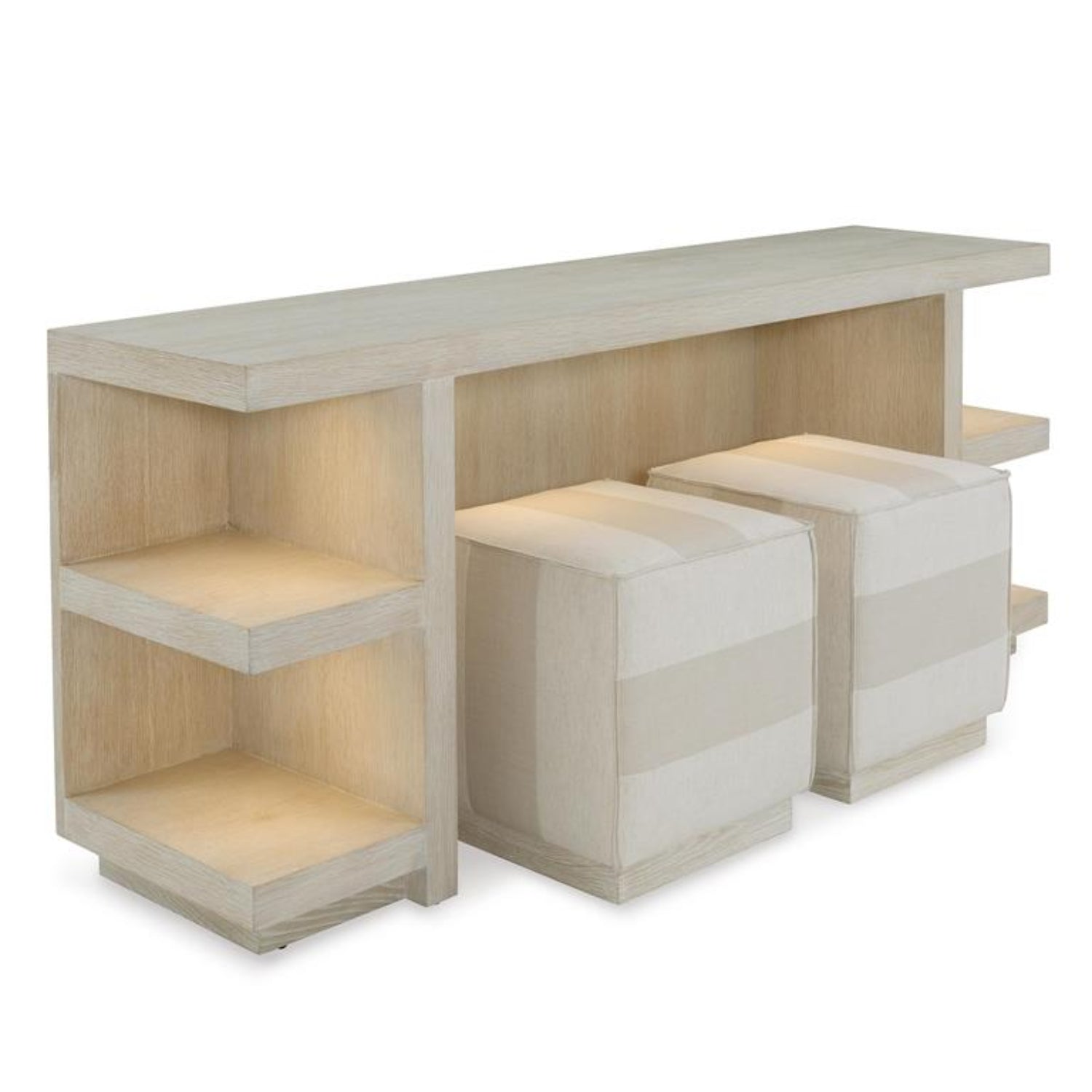 John Richard Weiss Console Table With Stool Set of 3