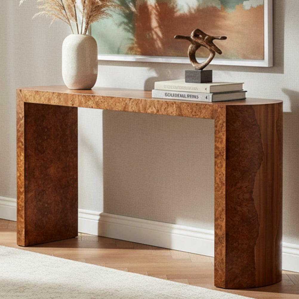 John Richard Sumatra Console Table — in Natural Finish