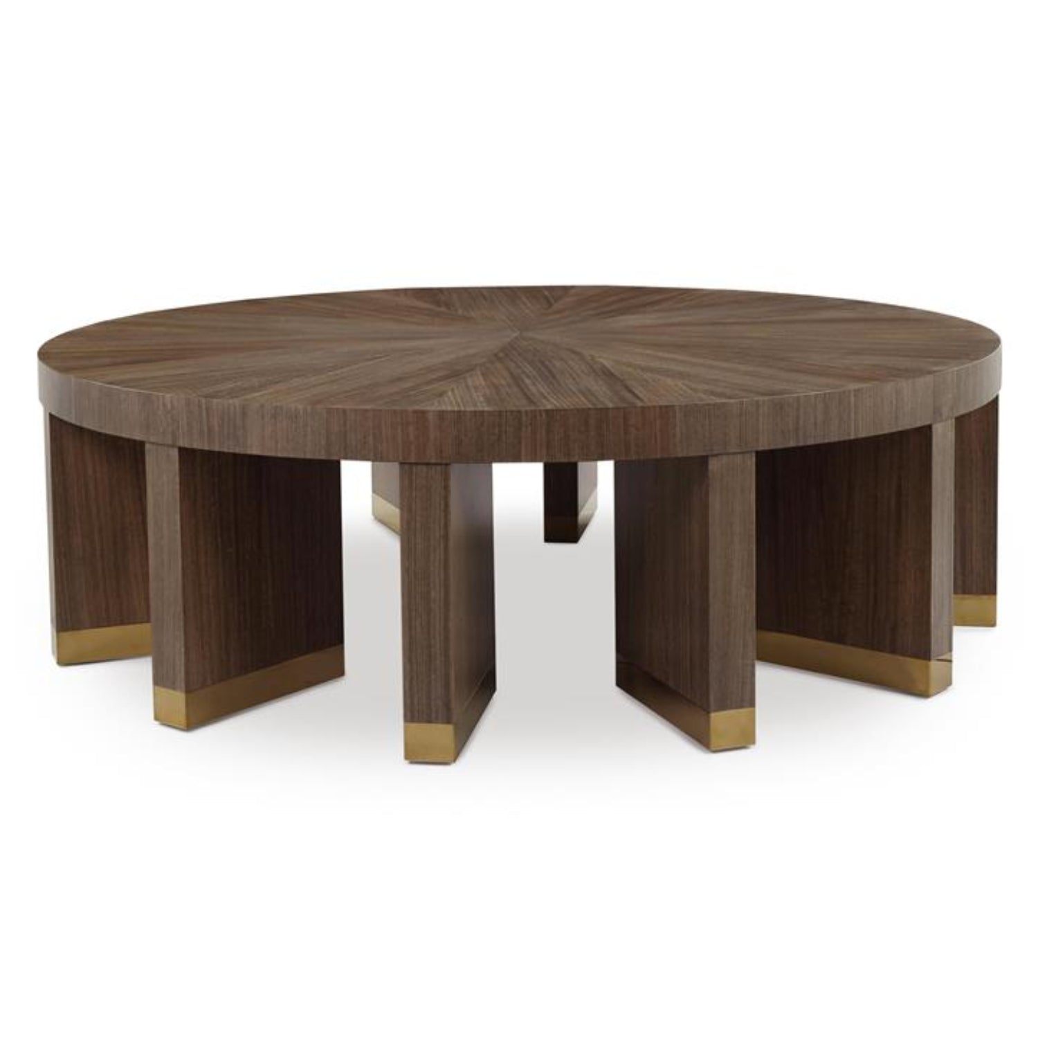 John Richard Revolve Brown Cocktail Table