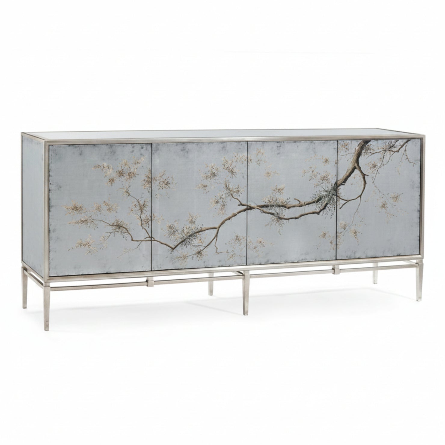 John Richard Falling Branch Four-Door Credenza