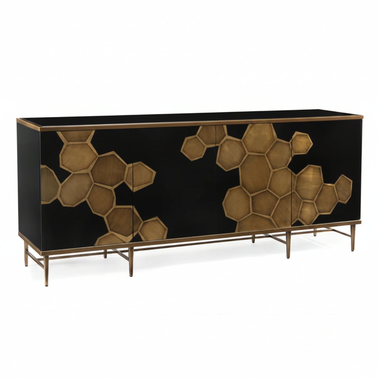 John Richard Honeycomb Four-Door Credenza