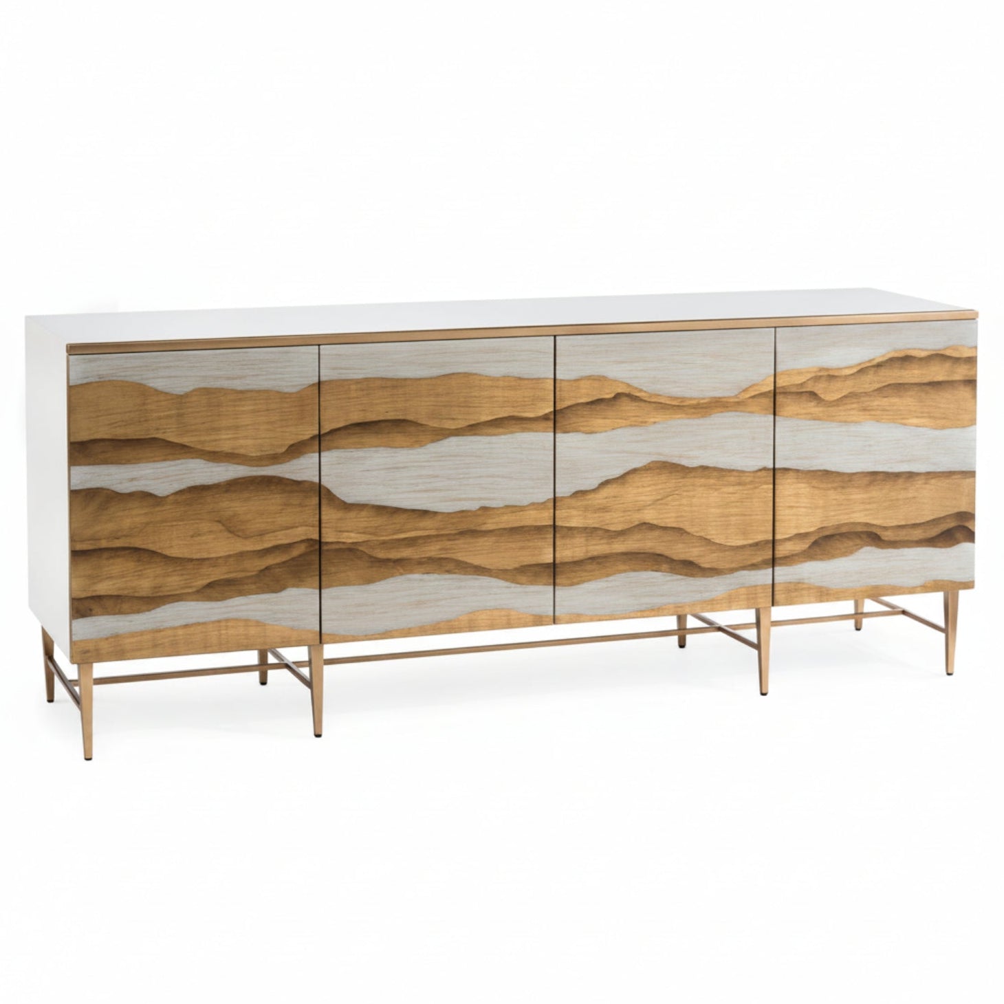 John Richard Sutton Place Four-Door Sideboard — in Beluga finish