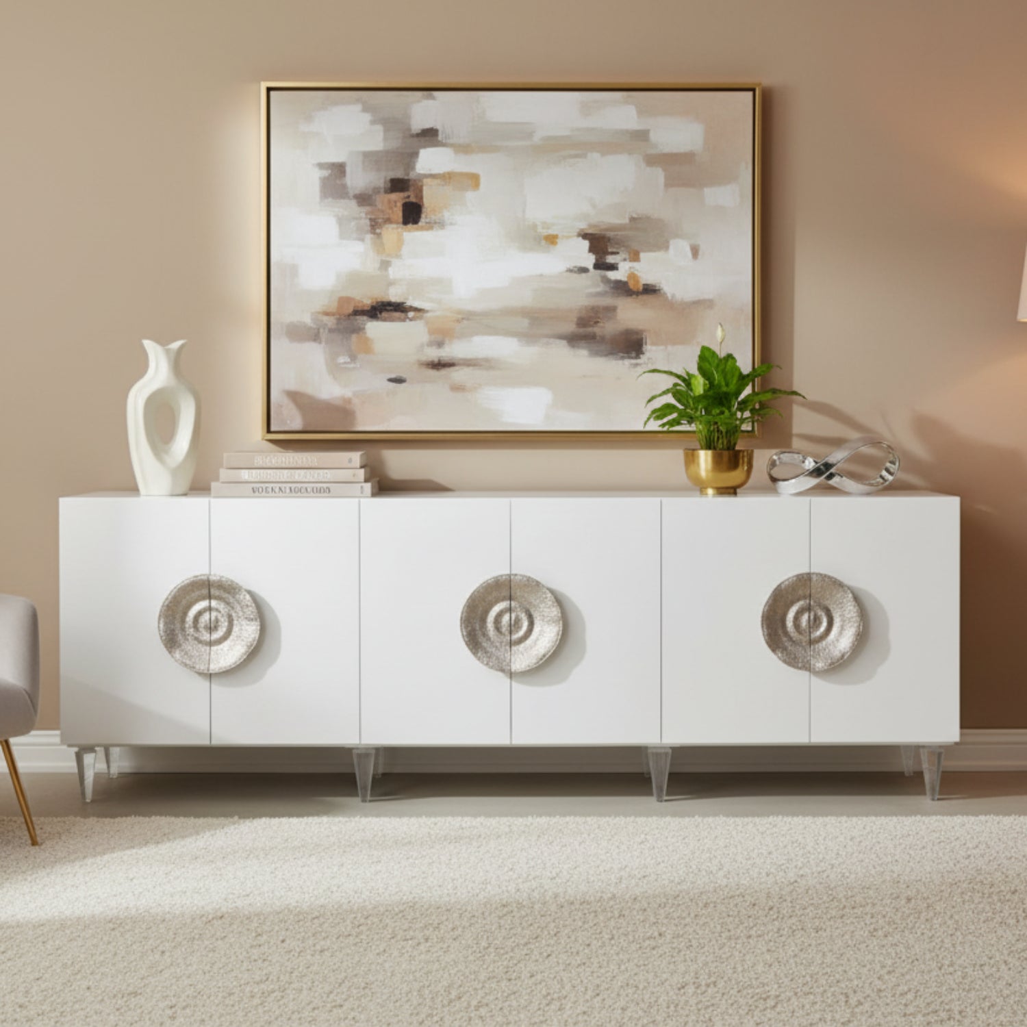 John Richard Triesse Six-Door Credenza