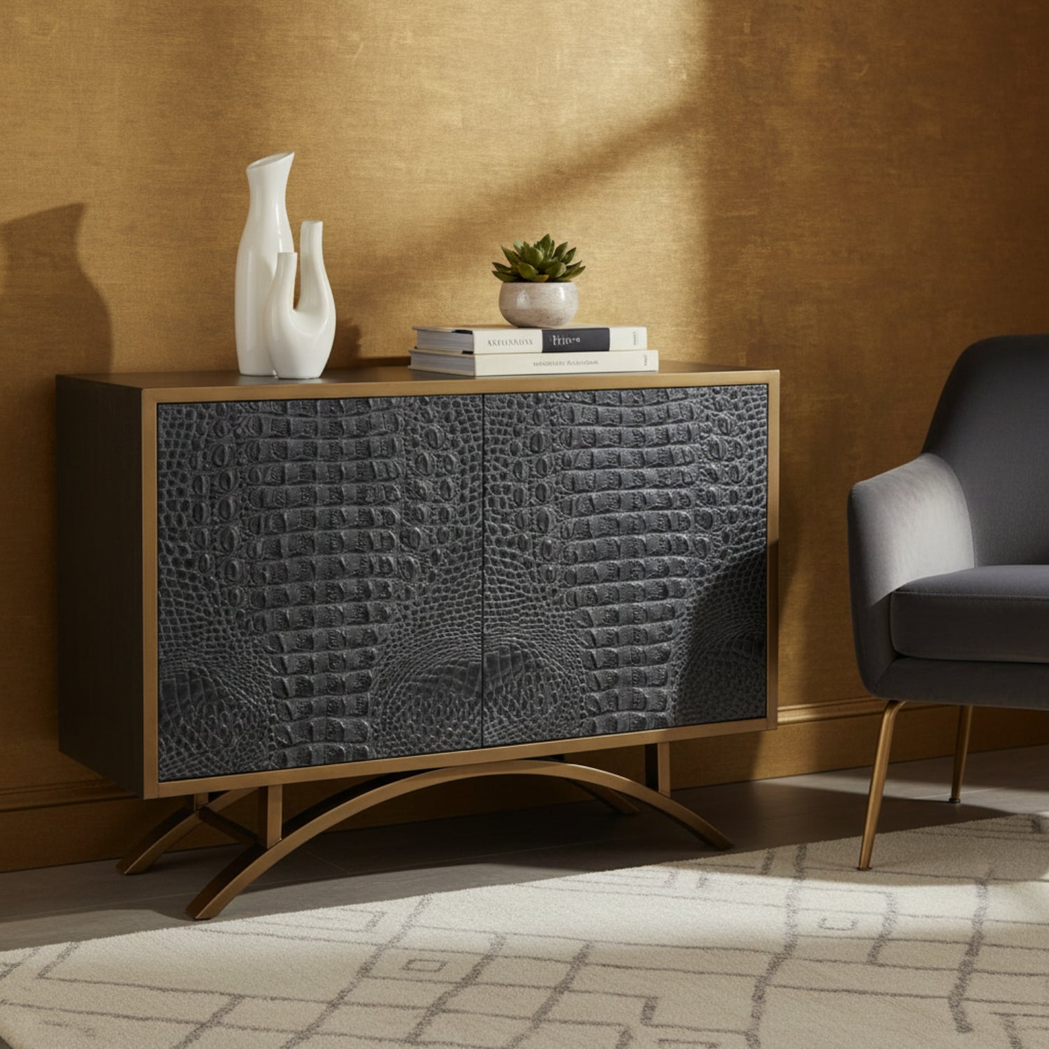 John Richard Greystoke Two-Door Cabinet