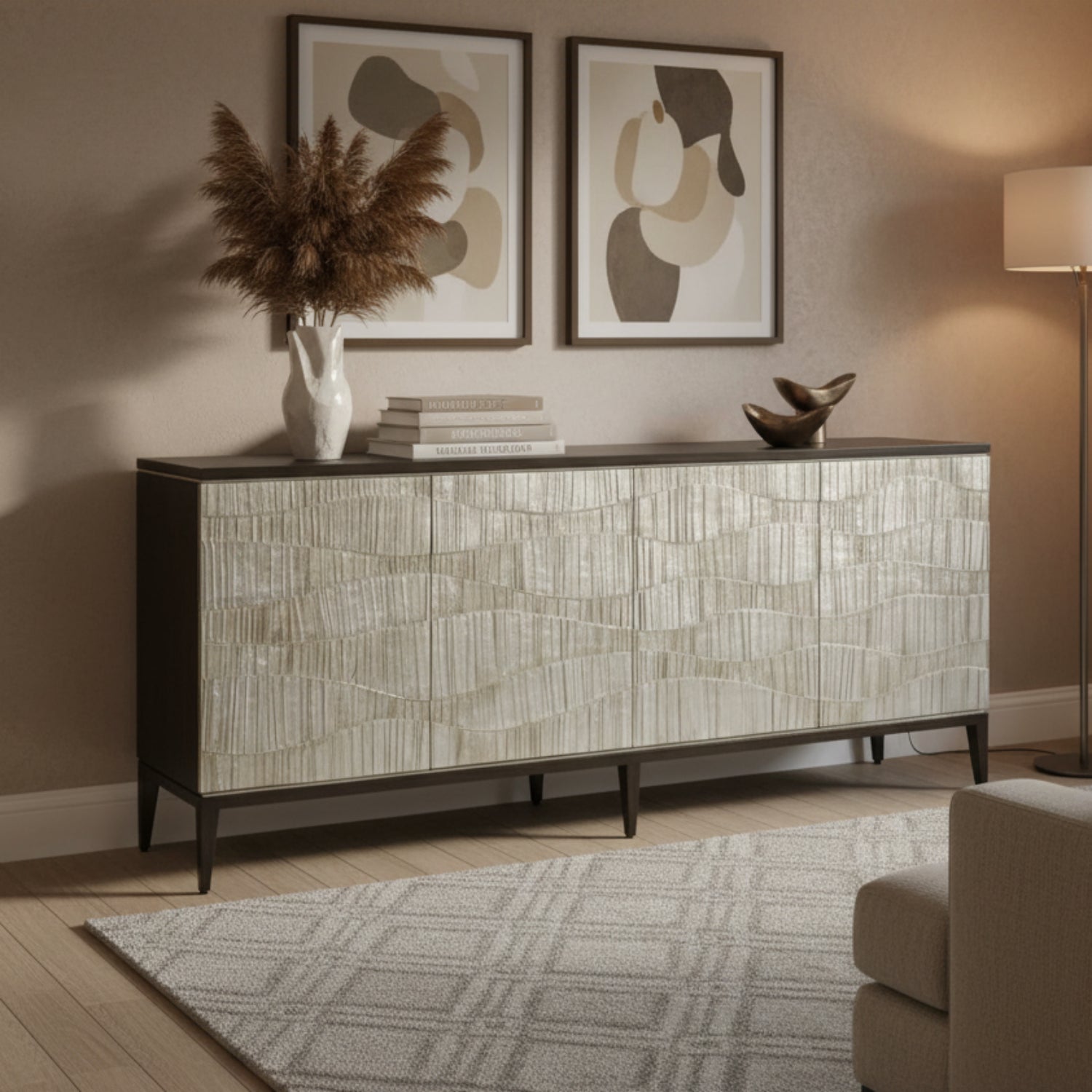 John Richard Dumerili Four-Door Sideboard