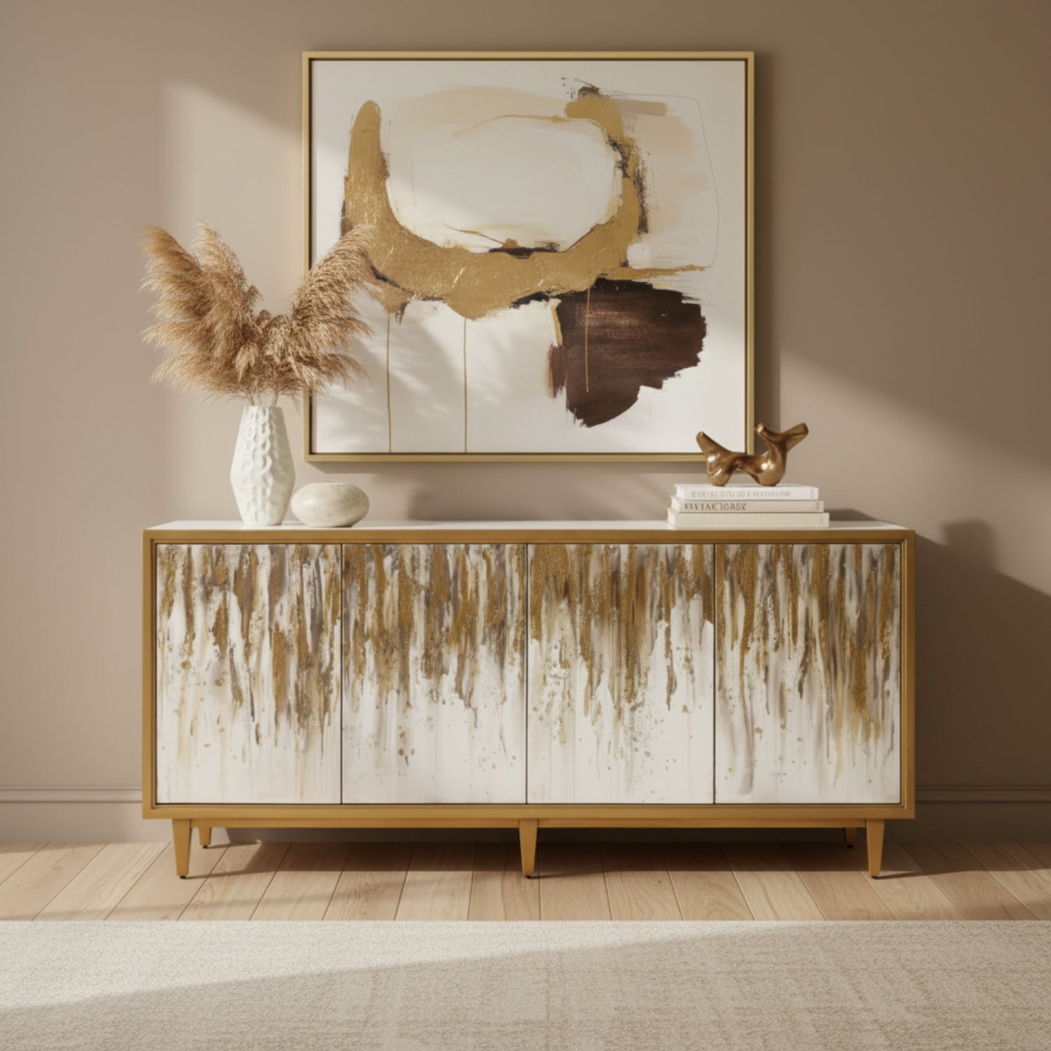 John Richard Ophelia Four-Door Sideboard