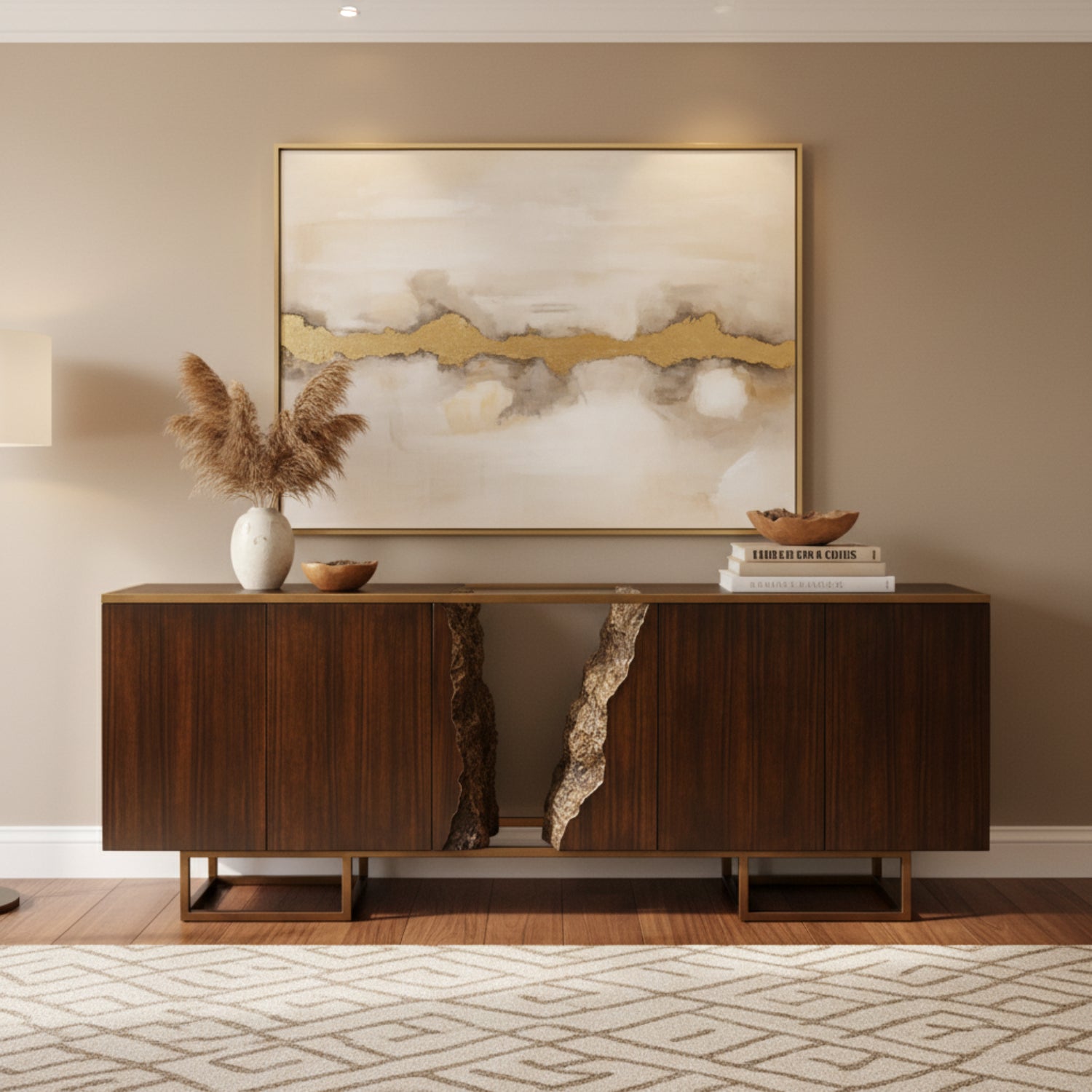 John Richard Terra Four-Door Credenza