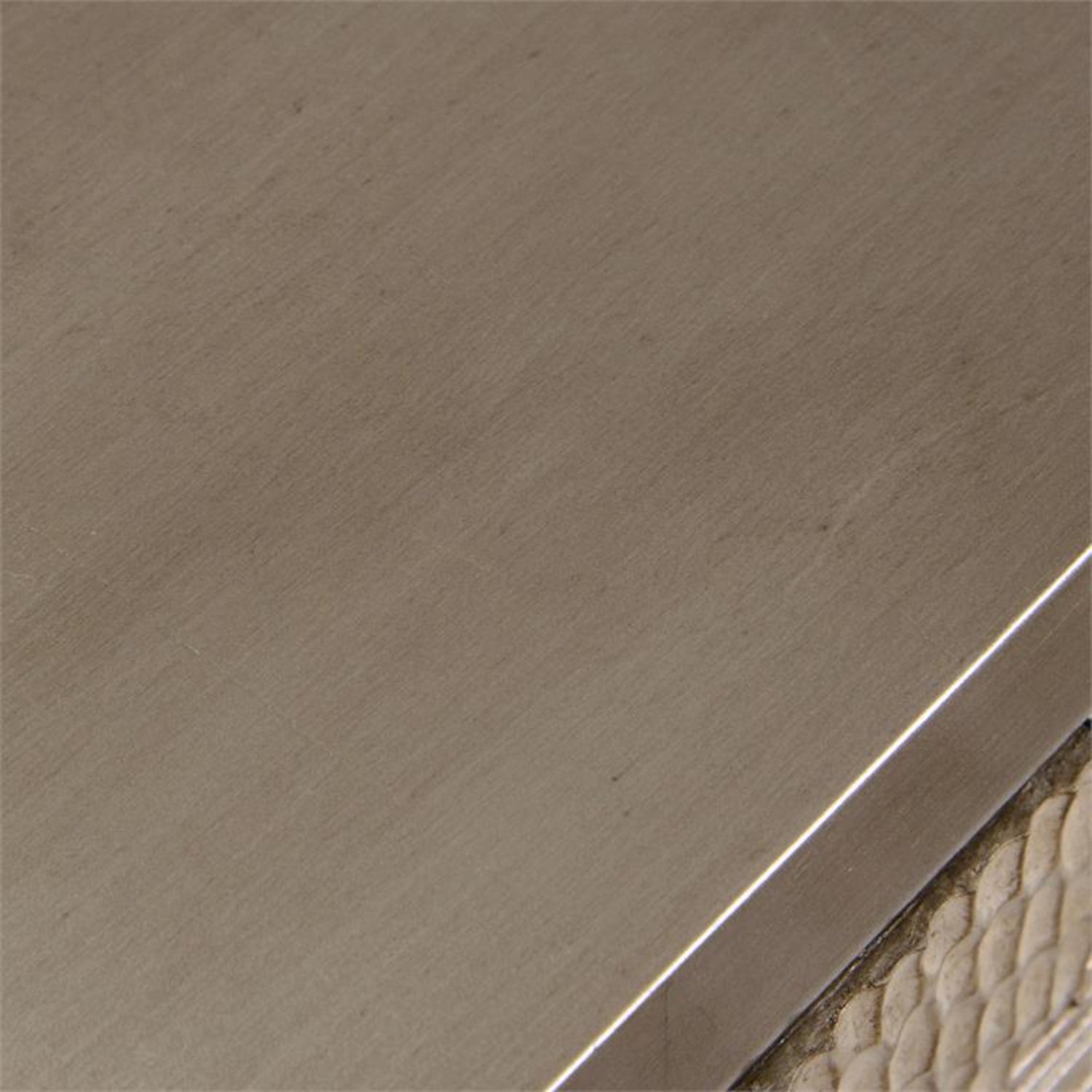 John Richard River's Edge Silver Two-Door Chest
