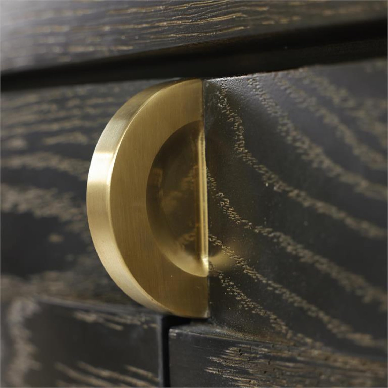 John Richard Tessere Black Four-Door Credenza