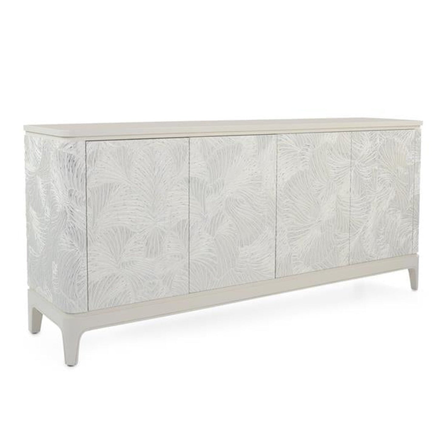 John Richard Ivory Palms Four-Door Credenza