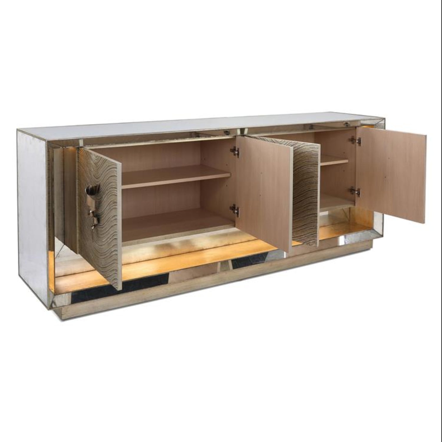 John Richard Moon Shadow Four-Door Lighted Sideboard