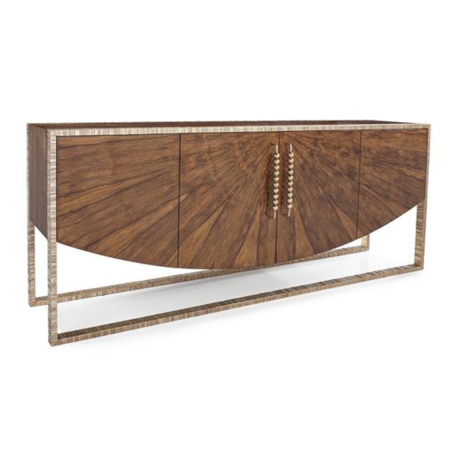 John Richard Korina Four-Door Credenza