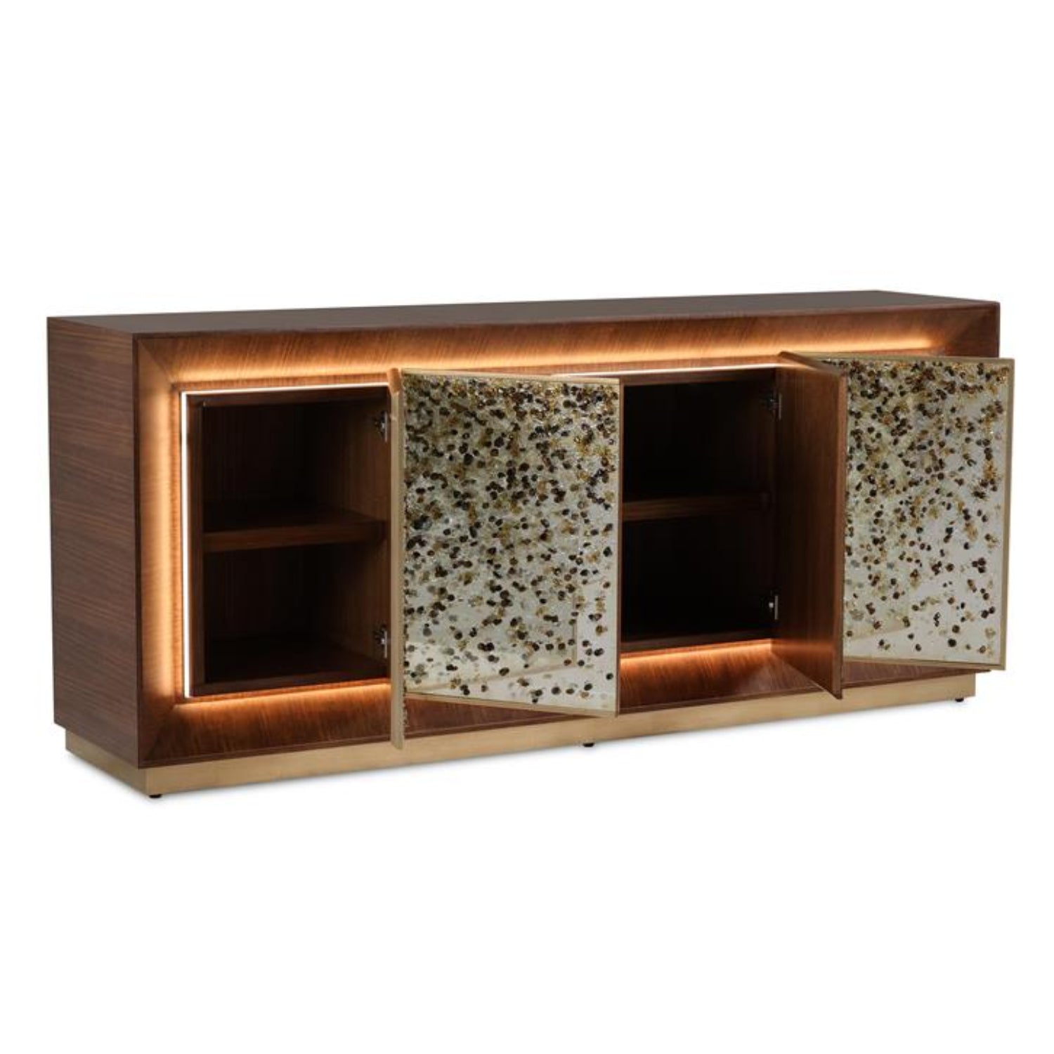 John Richard Macallan Four-Door Lighted Credenza