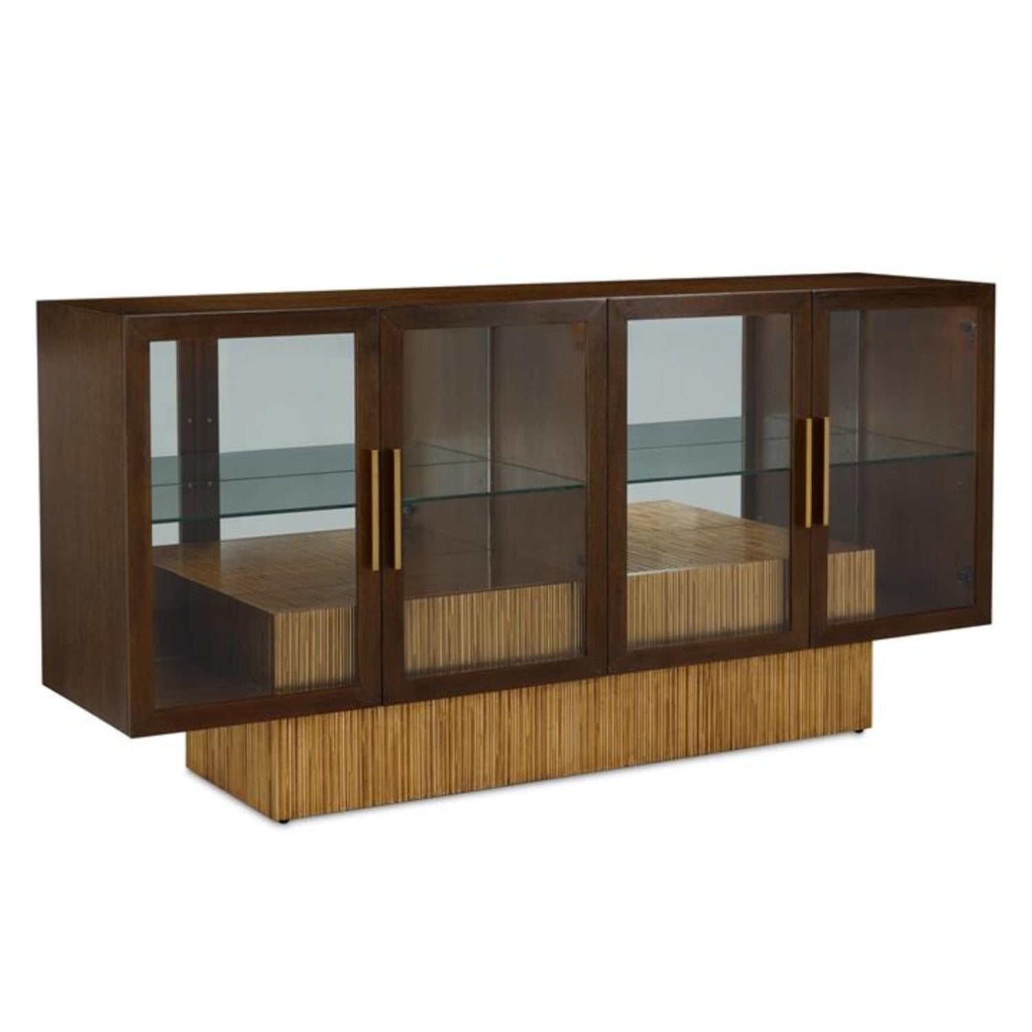 John Richard Suffolk Four-Door Lighted Credenza