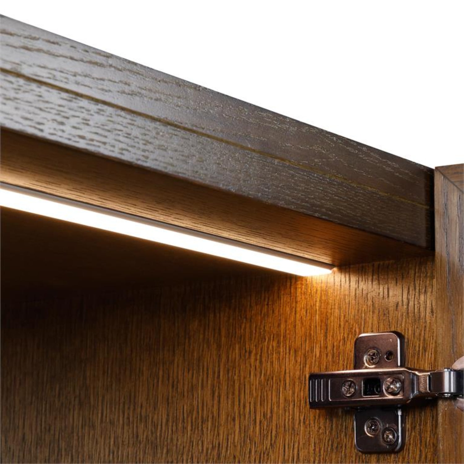 John Richard Suffolk Four-Door Lighted Credenza