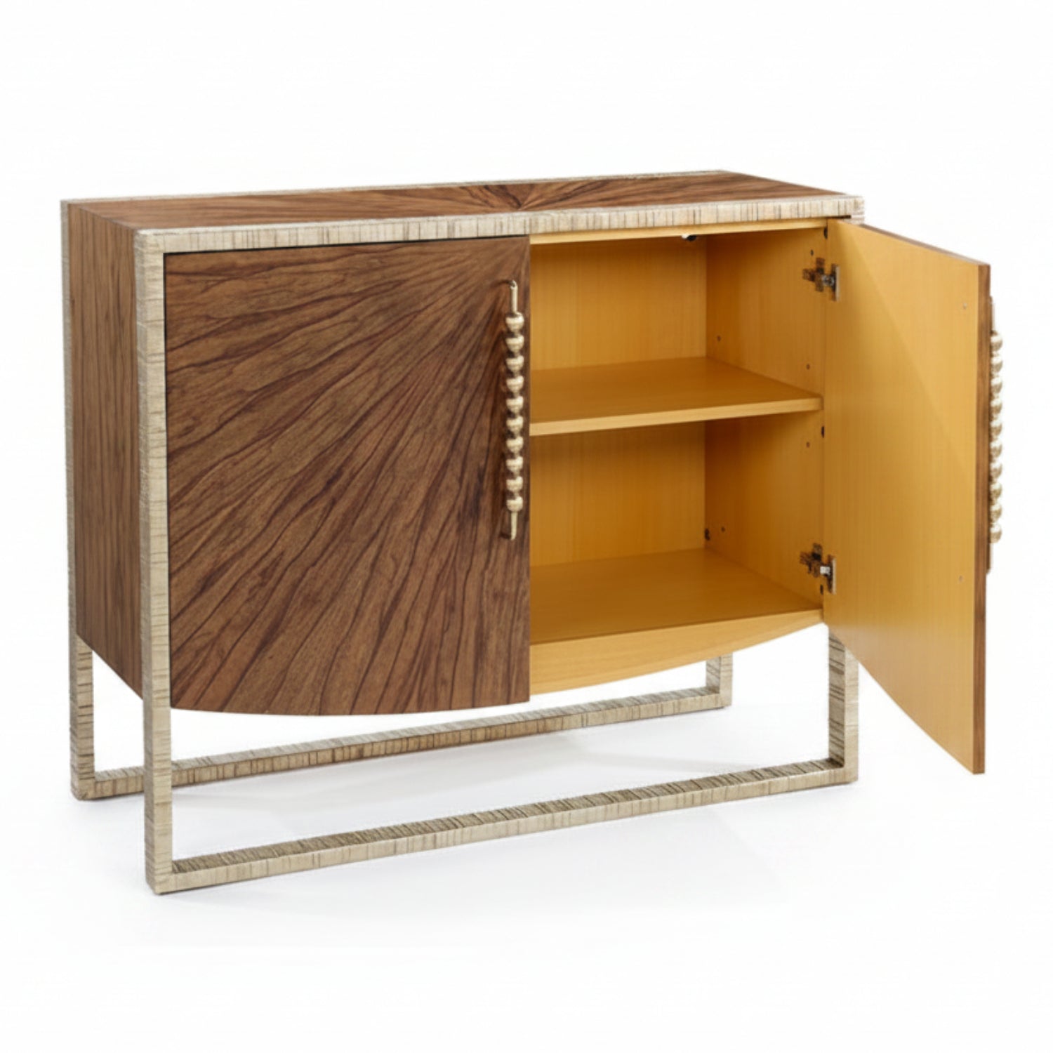 John Richard Korina Two-Door Cabinet