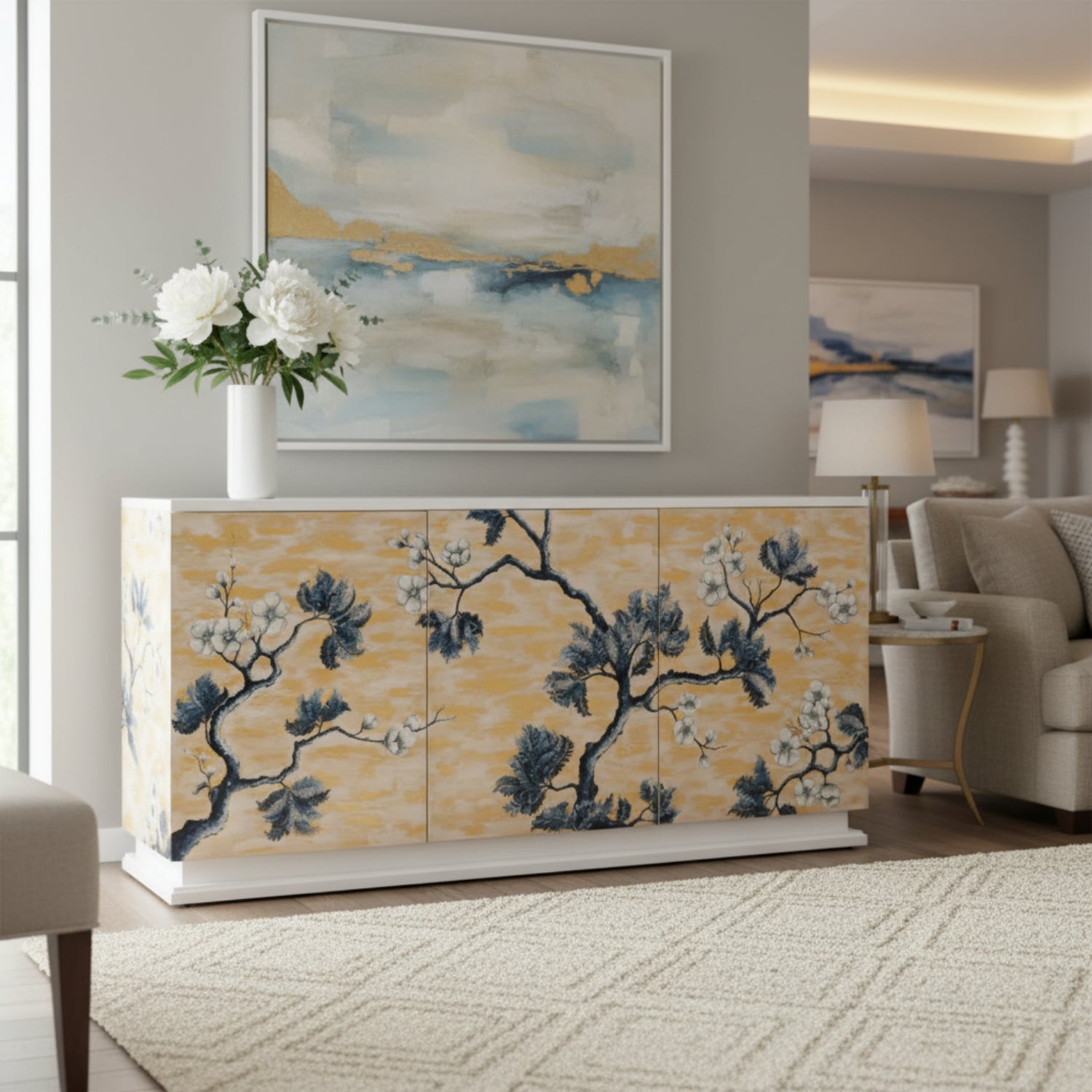 John Richard Durand Three-Door Credenza