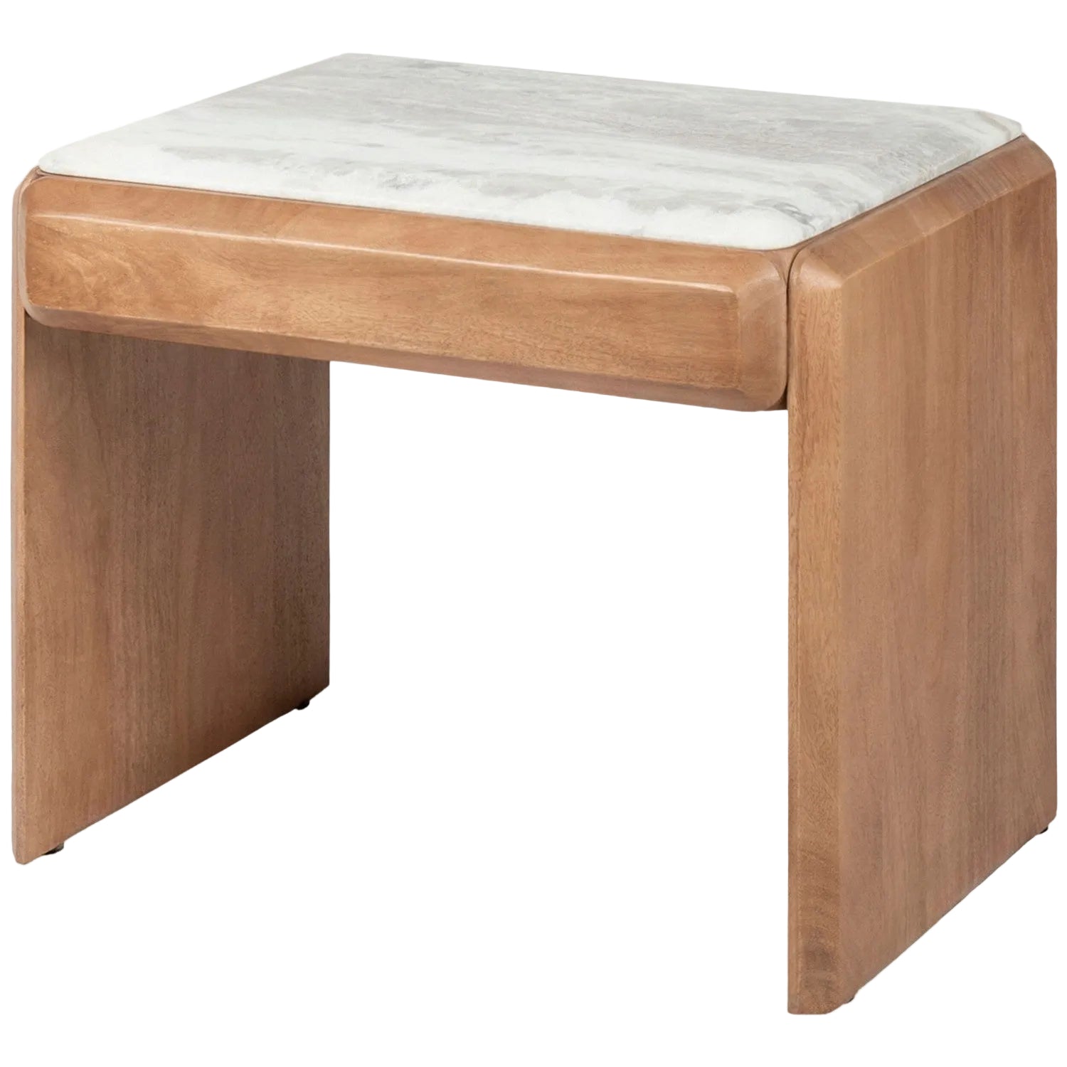 Evryn Marble End Table