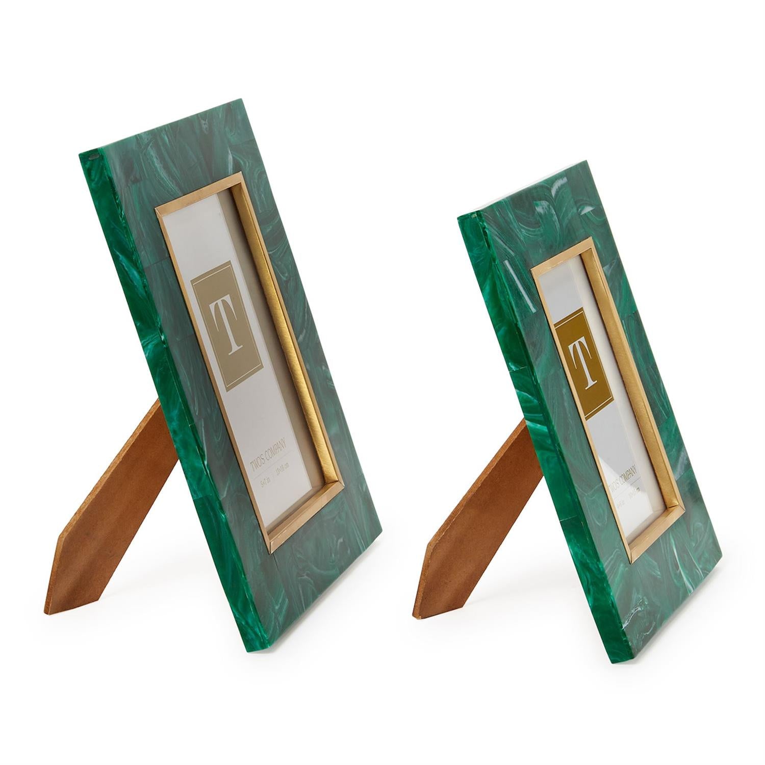 Malachite Photo Frame Set of 2