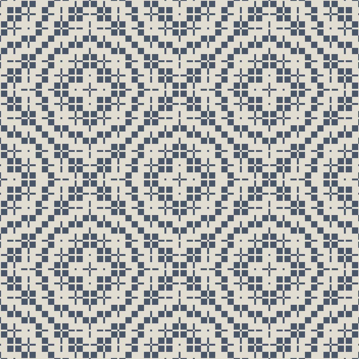 Mitchell Black Echo Tile Wallpaper