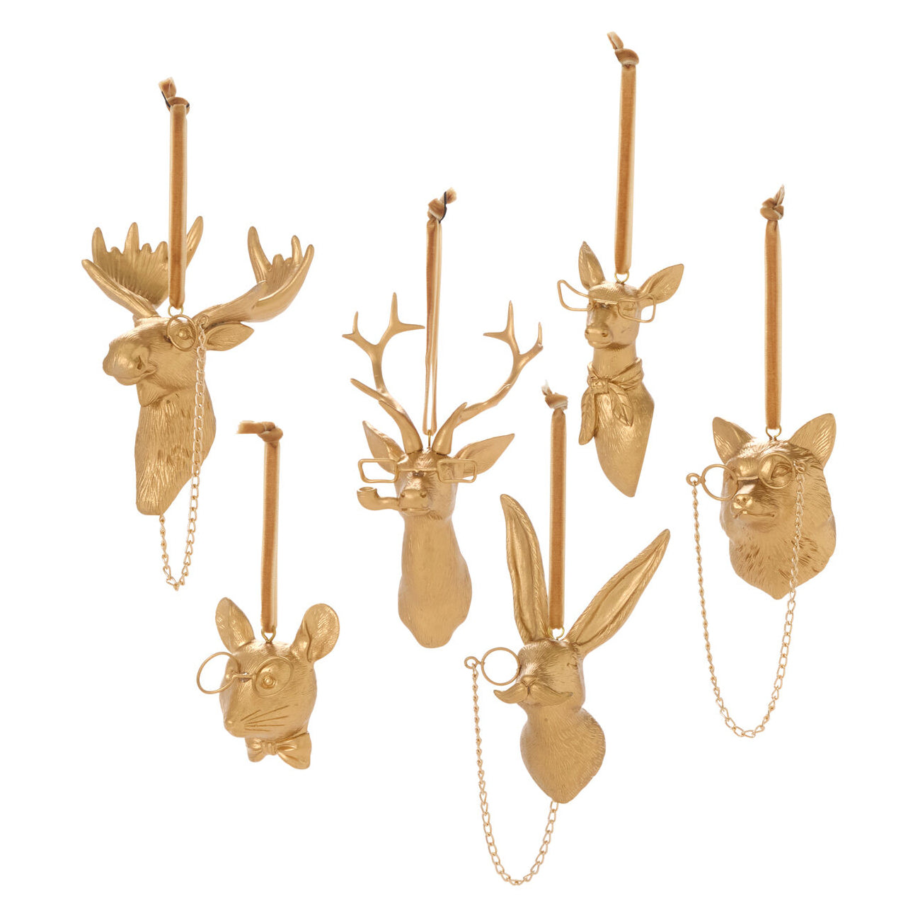 Eric + Eloise Frankie Ornament Set of 4