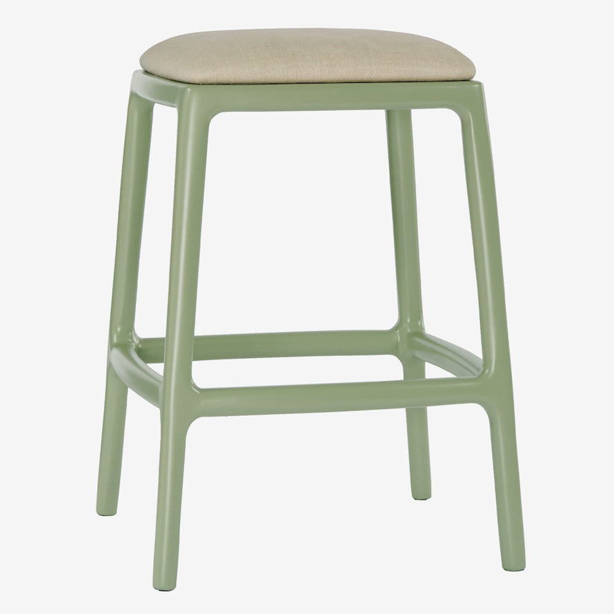 Redford House Ethan Upholstered Counter Stool Set of 2