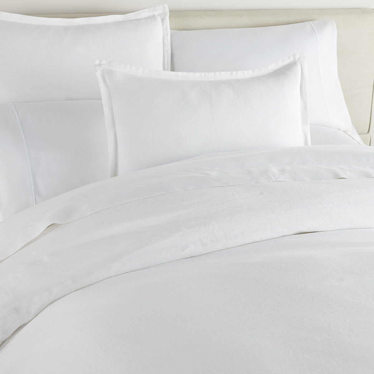 Peacock Alley European Washed Linen Pillow Sham