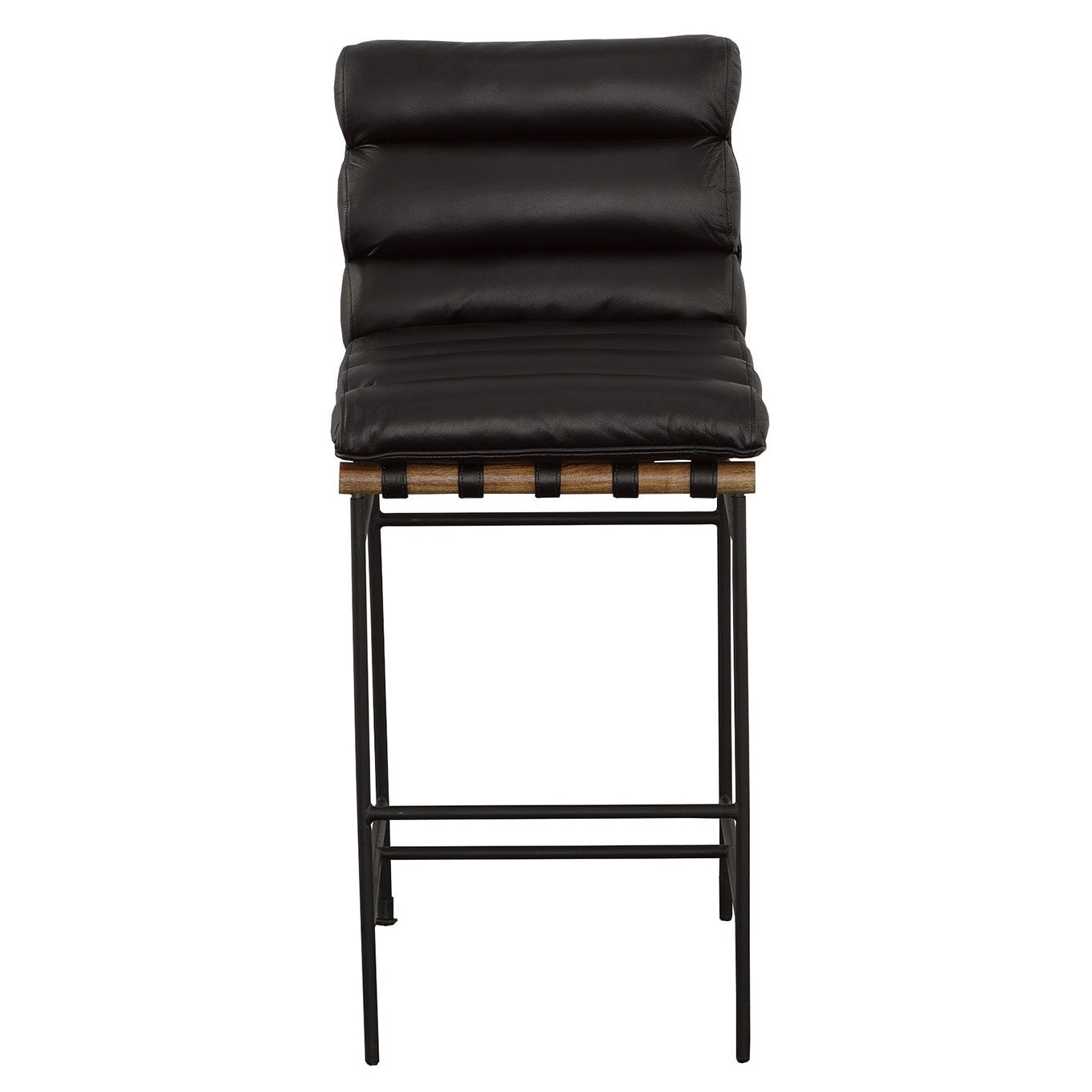 Fairfield Chair The Leather Reserve Luca Black Bar Stool Set of 2