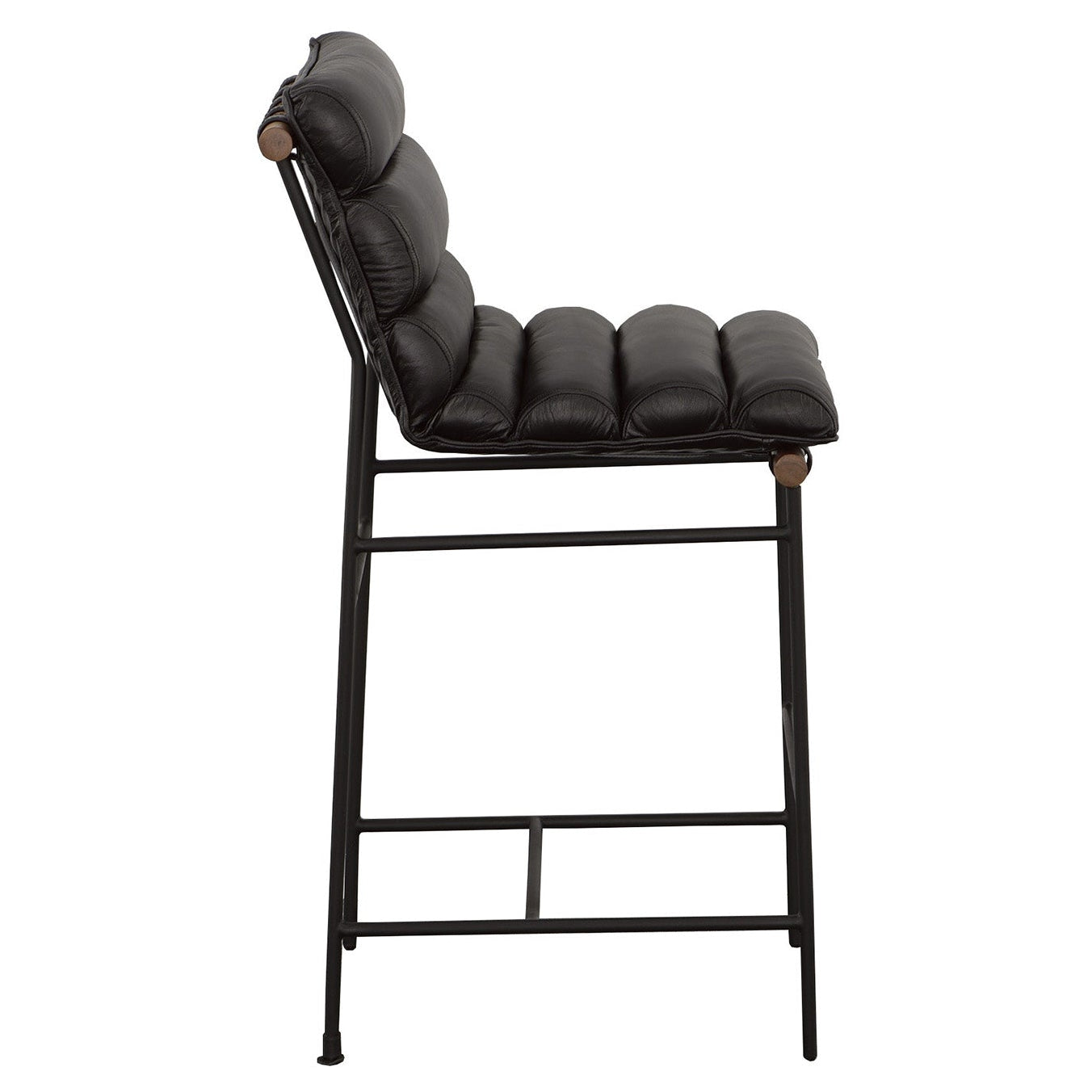 Fairfield Chair The Leather Reserve Luca Black Bar Stool Set of 2