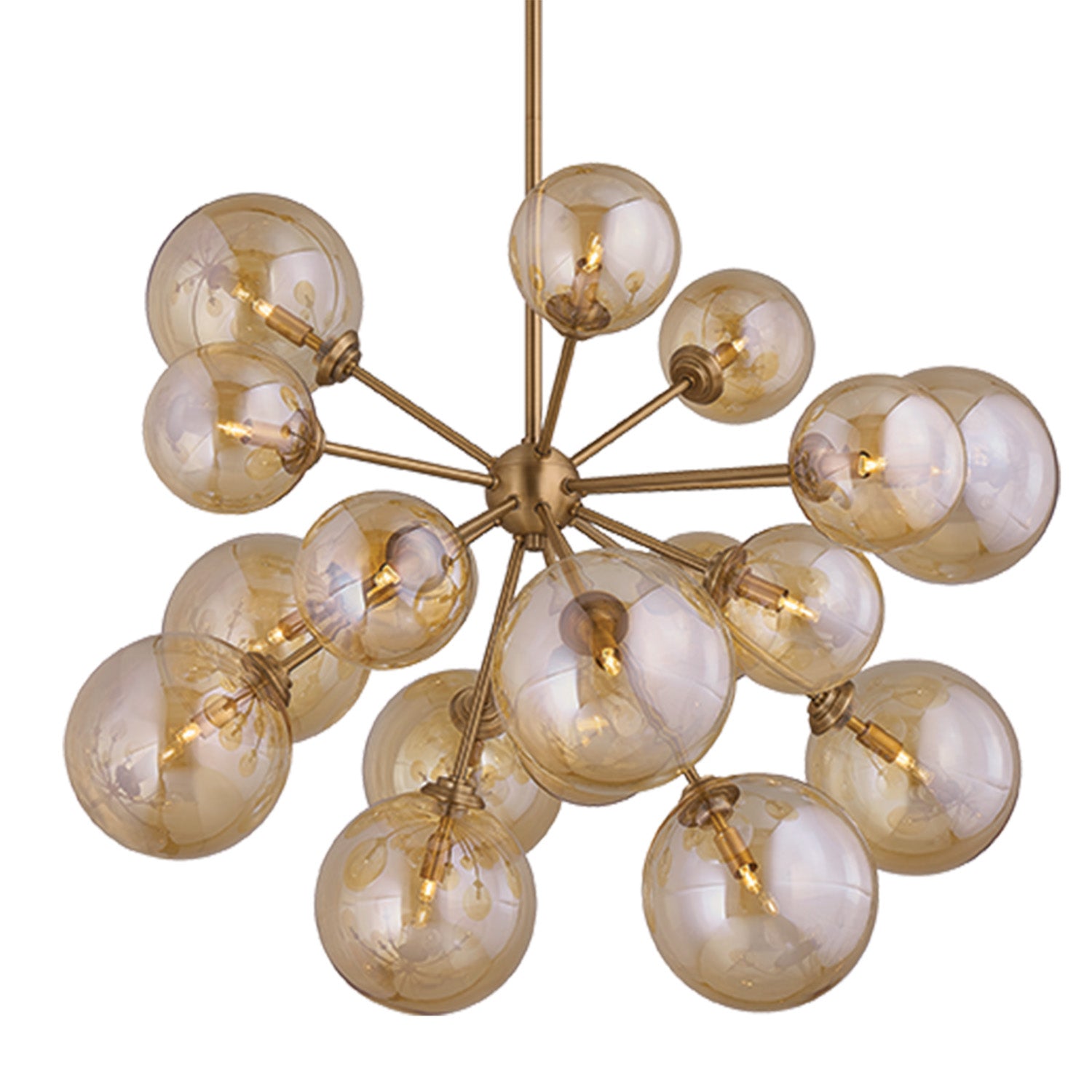 Troy Lighting Santee Patina Brass Chandelier