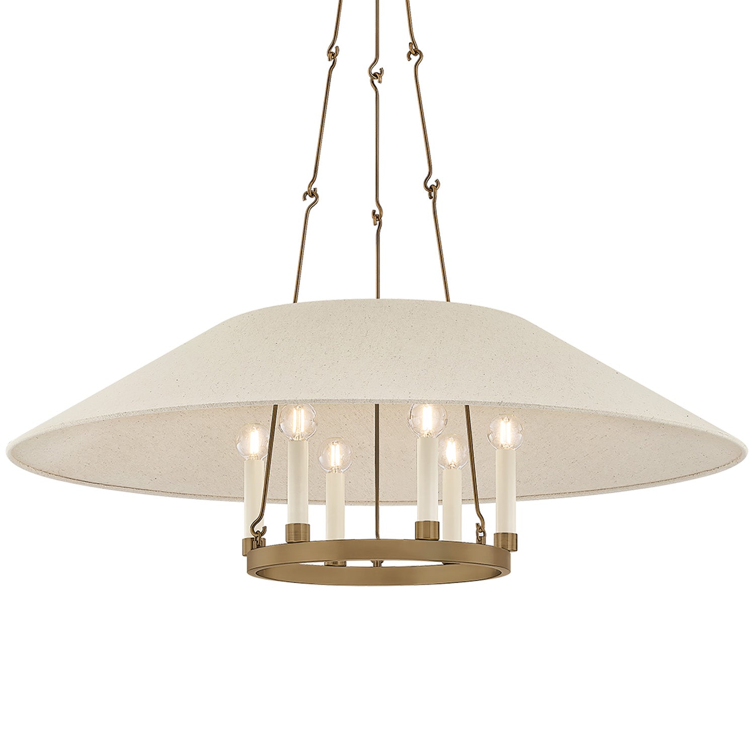 Lauren Liess x Troy Lighting Archive Large Chandelier