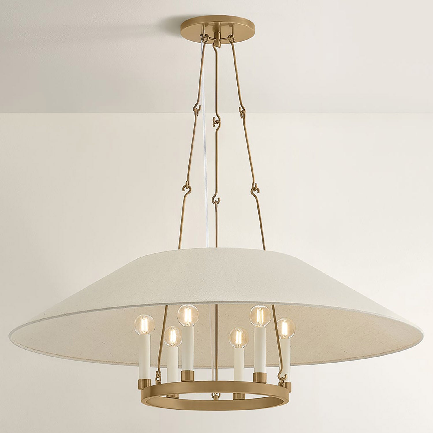 Lauren Liess x Troy Lighting Archive Large Chandelier