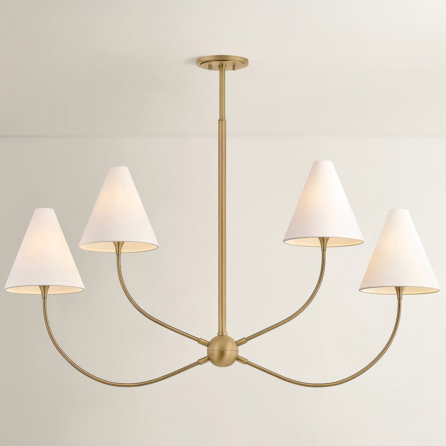 Lauren Liess x Troy Lighting Evermore Linear Chandelier