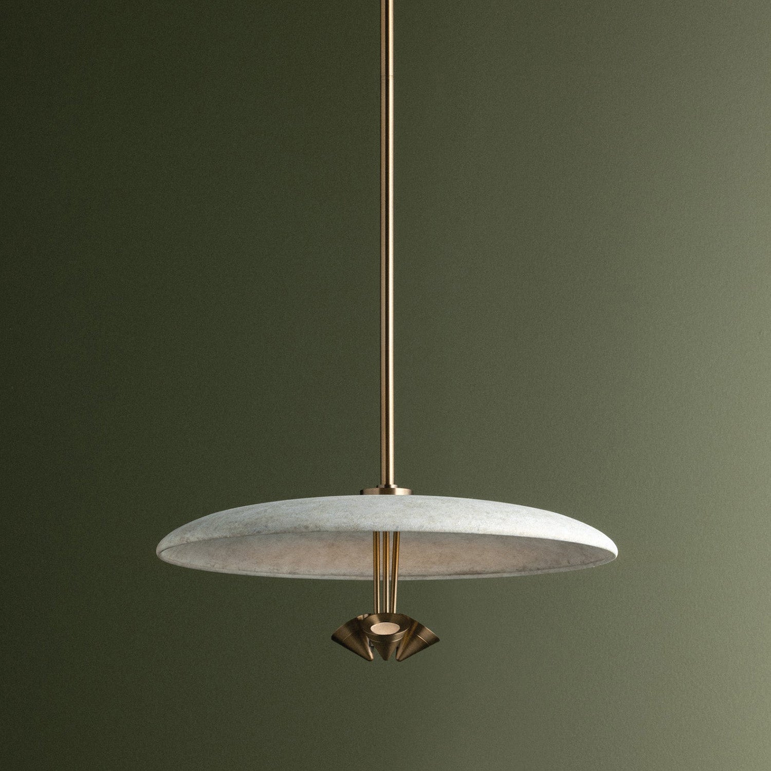 Troy Lighting Garth Patina Brass Pendant