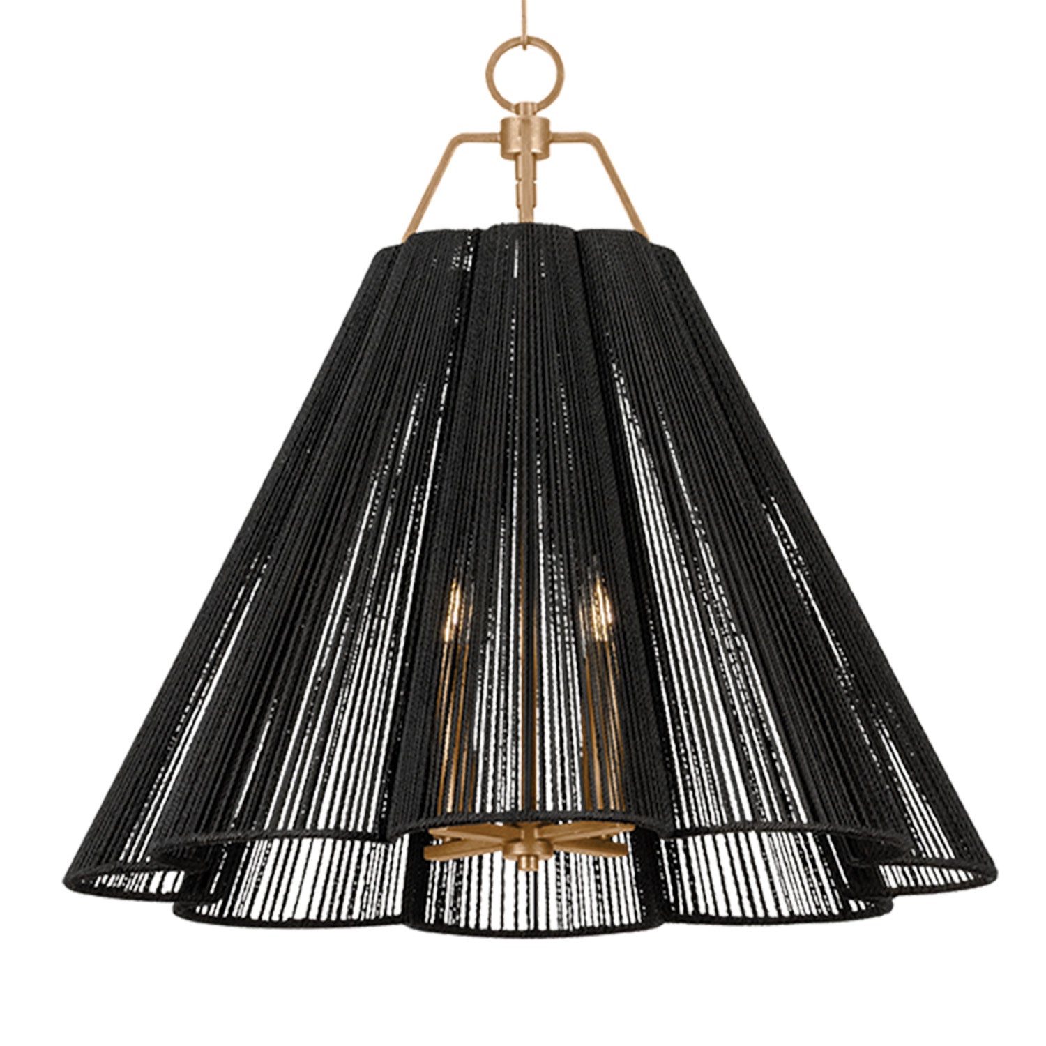 Troy Lighting Sonoma Patina Gold Leaf Large Pendant