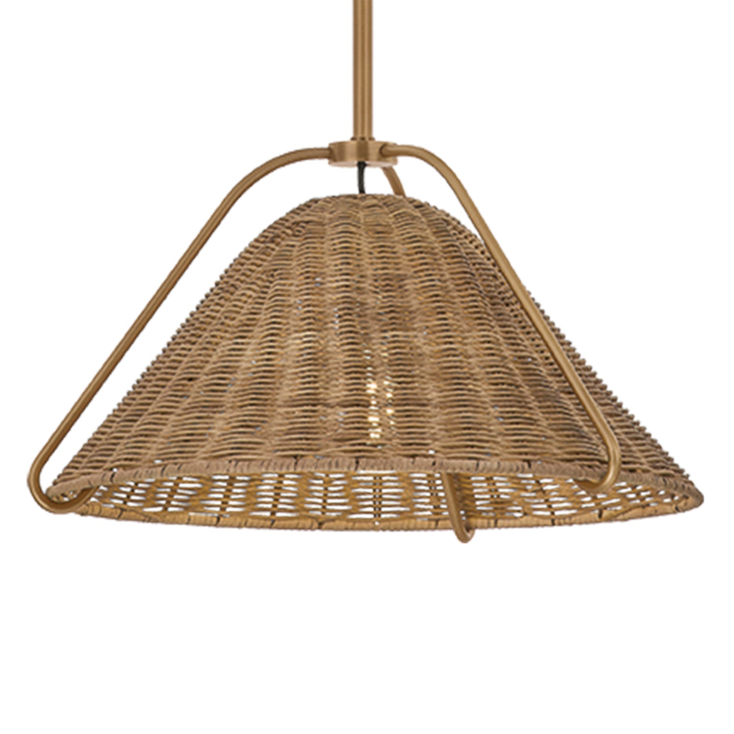 Troy Lighting Richard Patina Brass Small Pendant