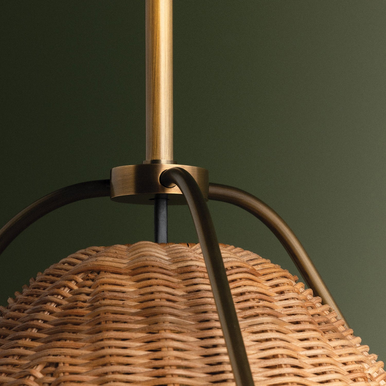 Troy Lighting Richard Patina Brass Small Pendant